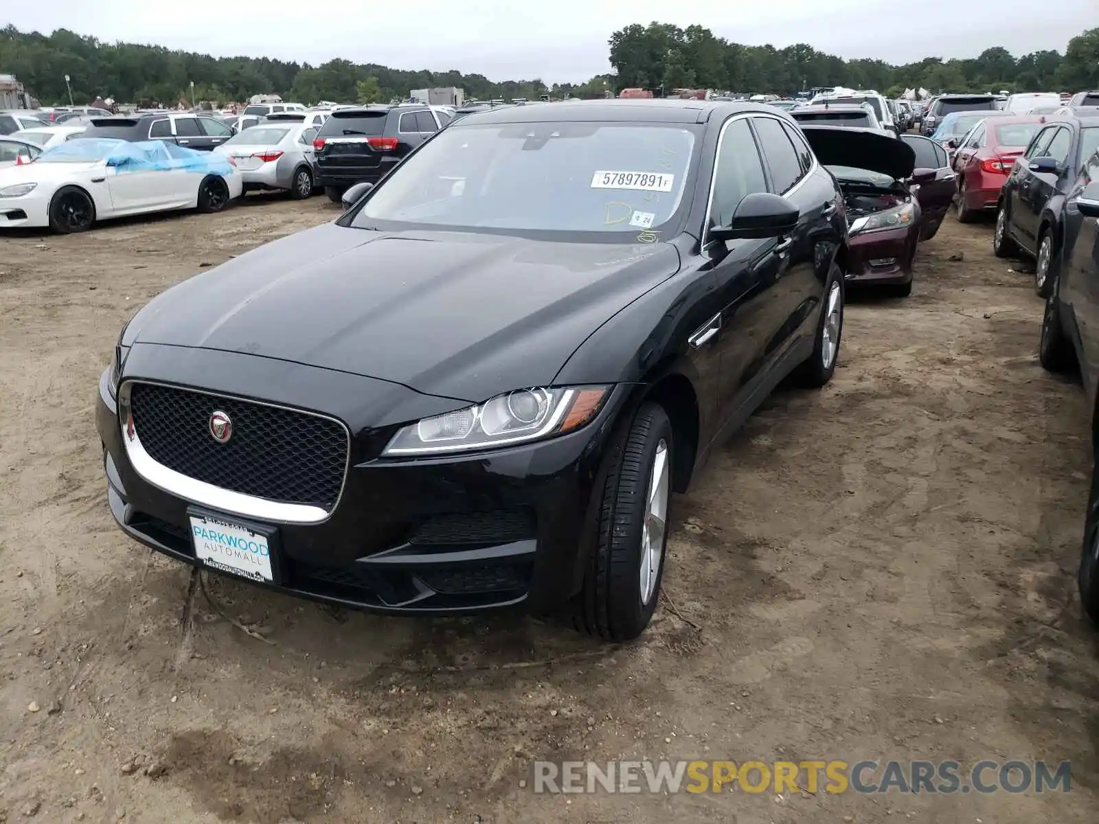 2 Фотография поврежденного автомобиля SADCS2FXXKA606494 JAGUAR F-PACE 2019