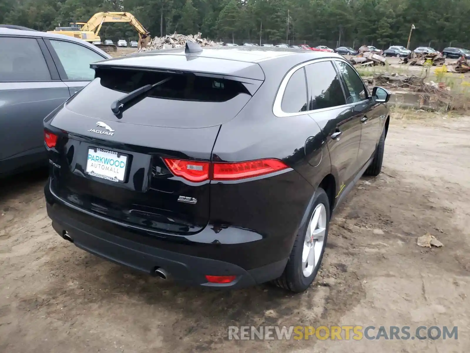 4 Фотография поврежденного автомобиля SADCS2FXXKA606494 JAGUAR F-PACE 2019