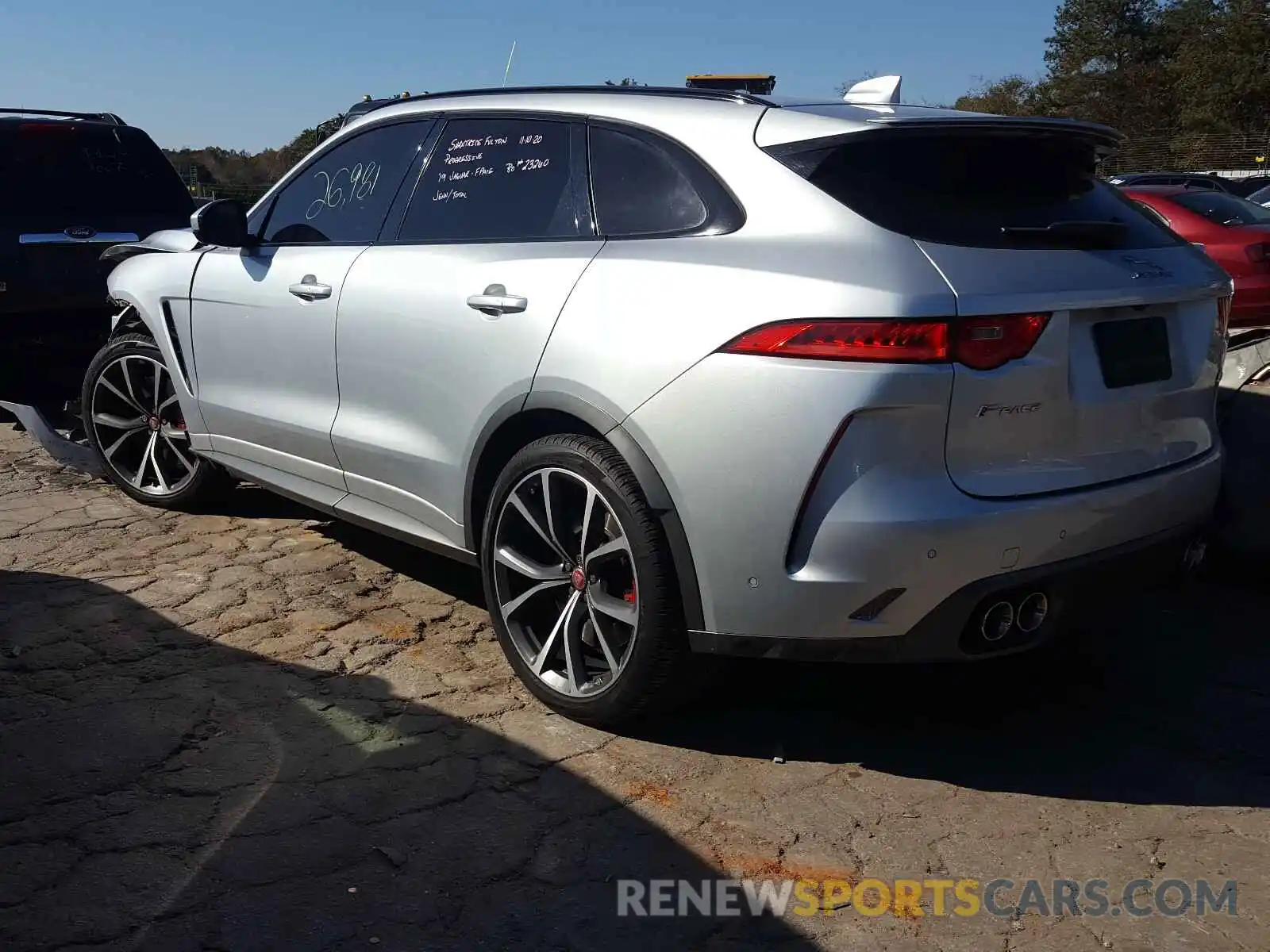 3 Фотография поврежденного автомобиля SADCZ2EE6KA603989 JAGUAR F-PACE 2019