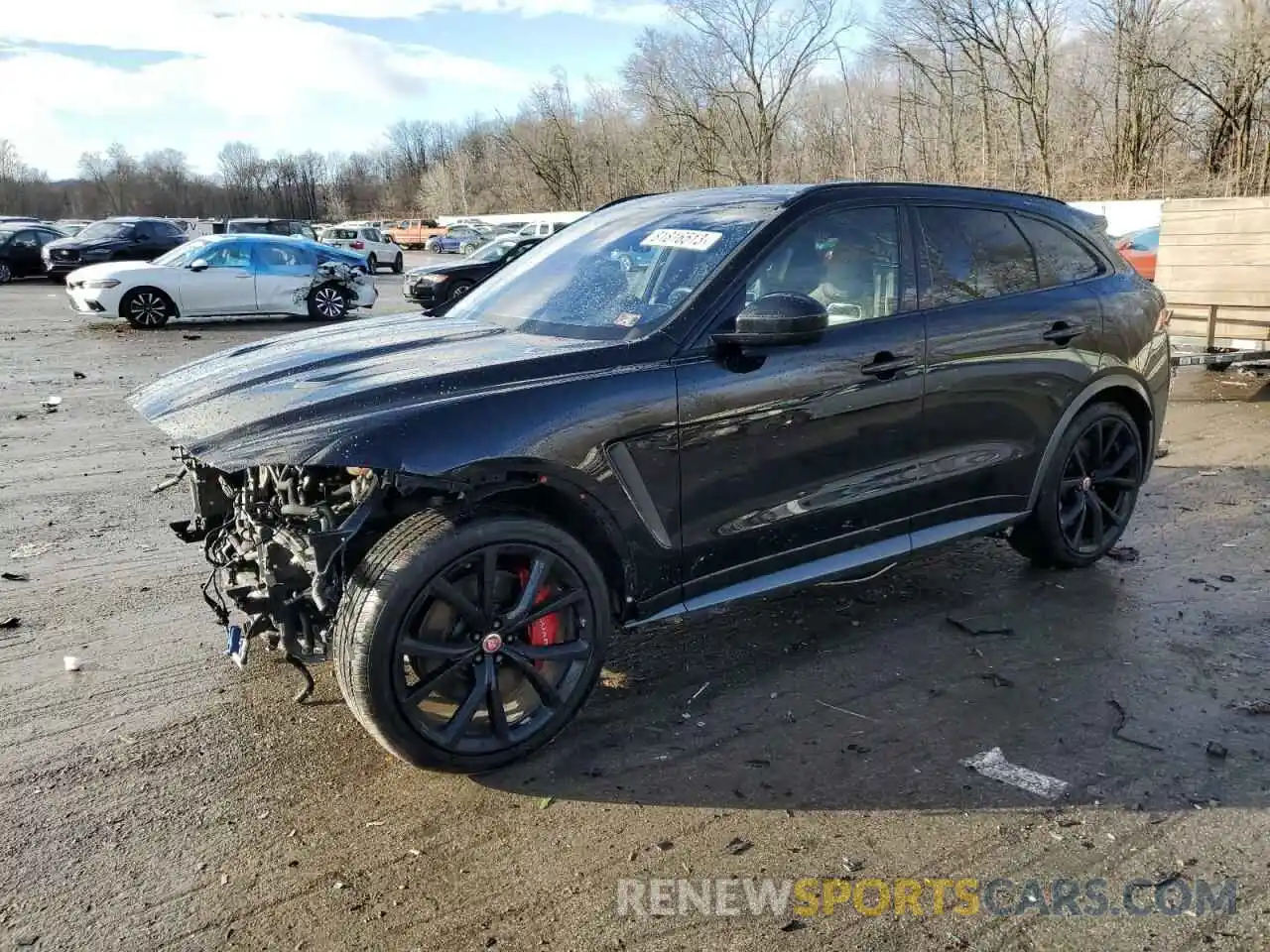 1 Фотография поврежденного автомобиля SADCZ2EEXKA606569 JAGUAR F-PACE 2019