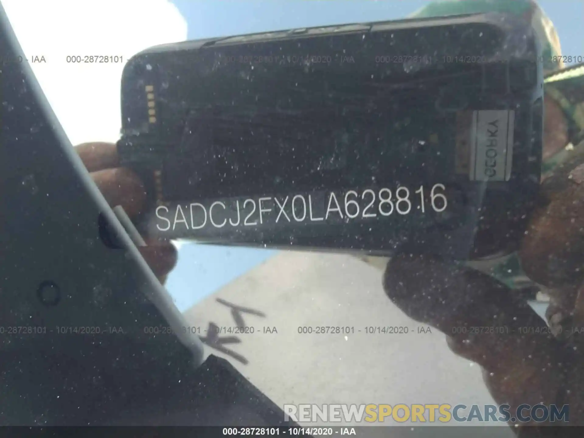 9 Photograph of a damaged car SADCJ2FX0LA628816 JAGUAR F-PACE 2020