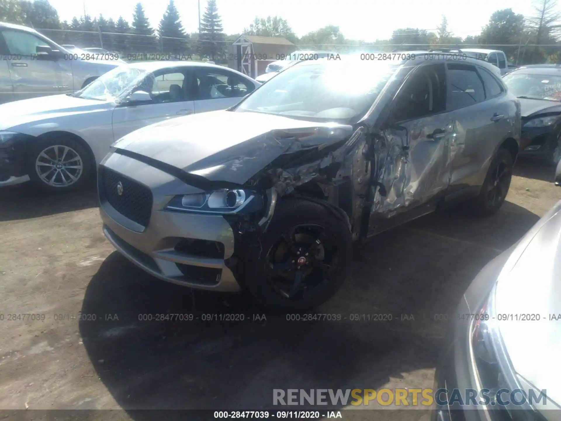 2 Photograph of a damaged car SADCJ2FX0LA631196 JAGUAR F-PACE 2020