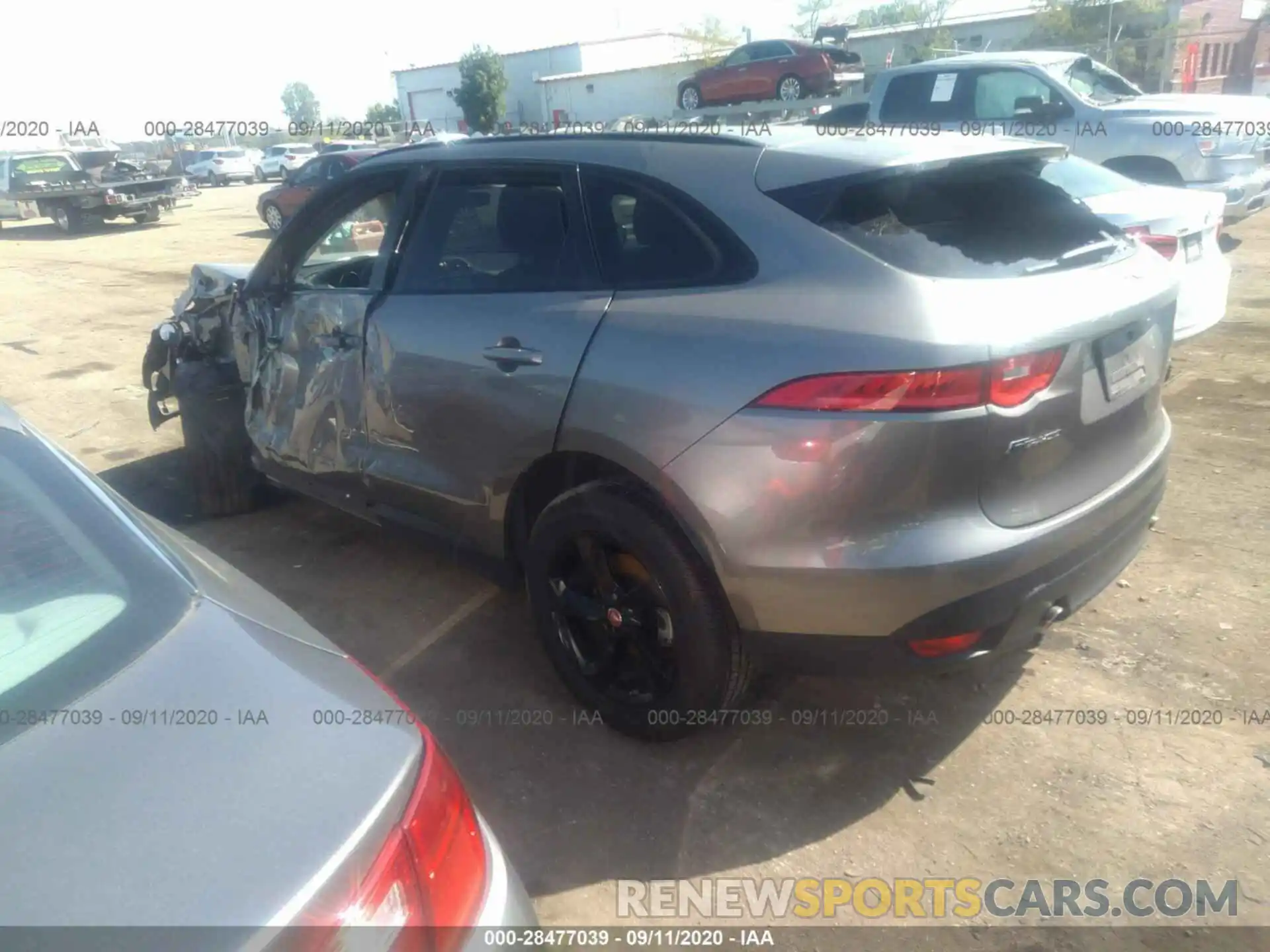 3 Фотография поврежденного автомобиля SADCJ2FX0LA631196 JAGUAR F-PACE 2020