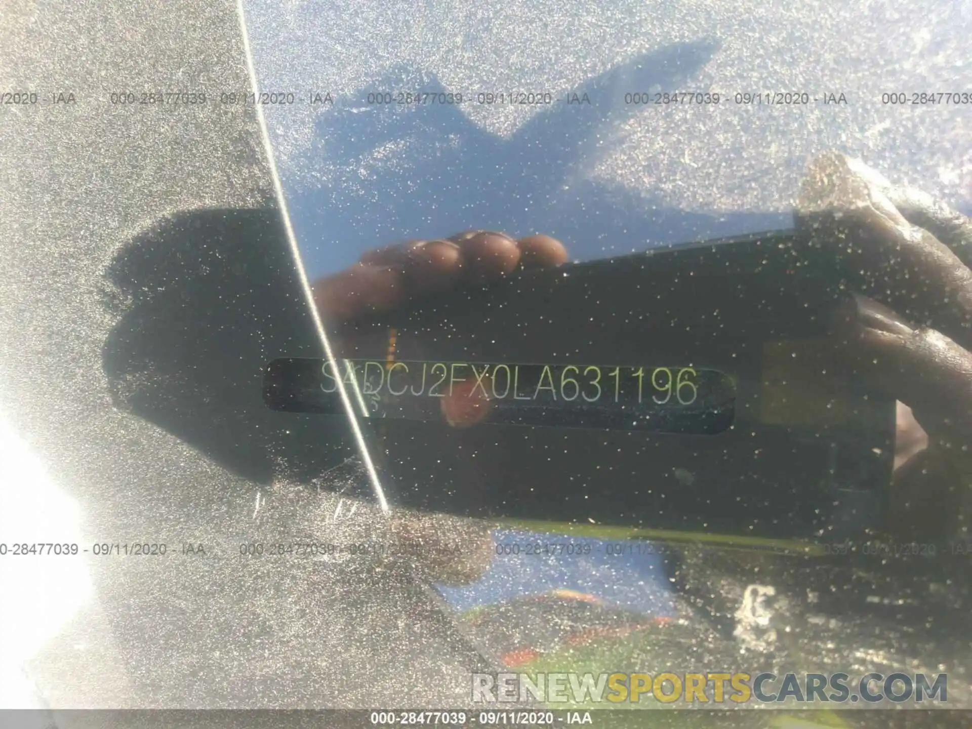 9 Photograph of a damaged car SADCJ2FX0LA631196 JAGUAR F-PACE 2020