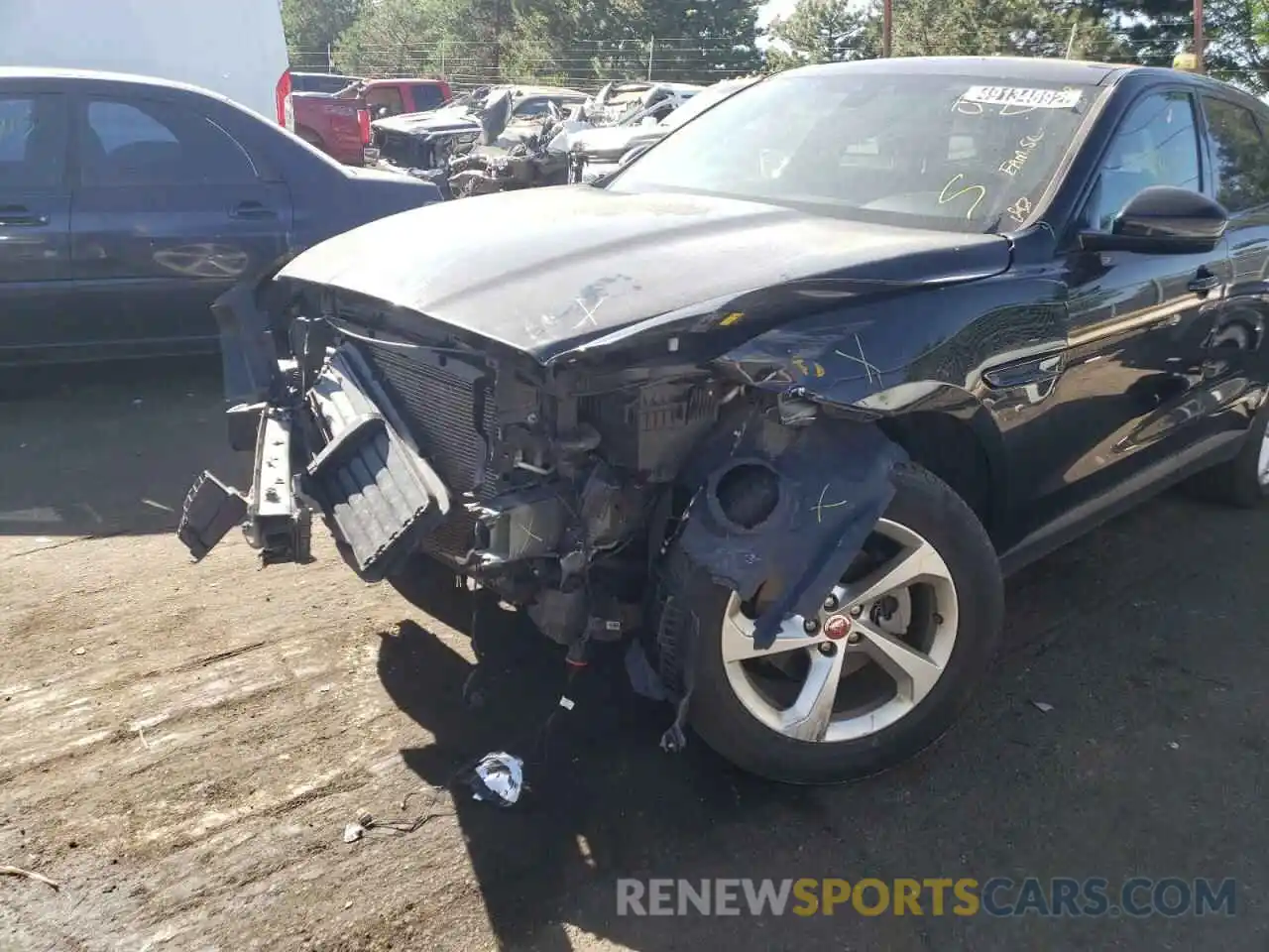 9 Photograph of a damaged car SADCJ2FX0LA645745 JAGUAR F-PACE 2020