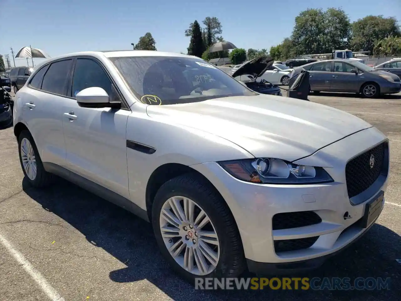 1 Photograph of a damaged car SADCJ2FX0LA653876 JAGUAR F-PACE 2020