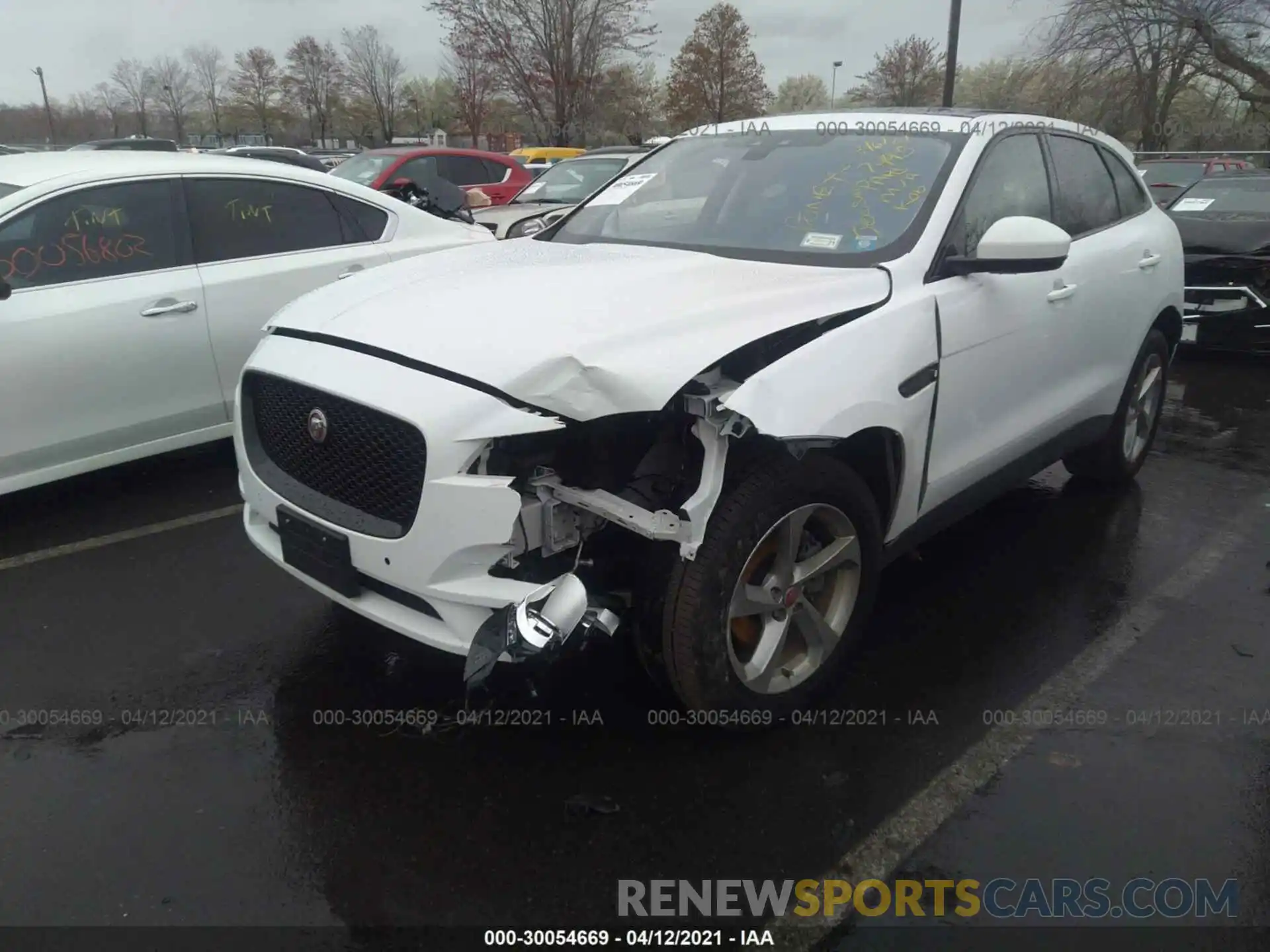 2 Photograph of a damaged car SADCJ2FX1LA627495 JAGUAR F-PACE 2020