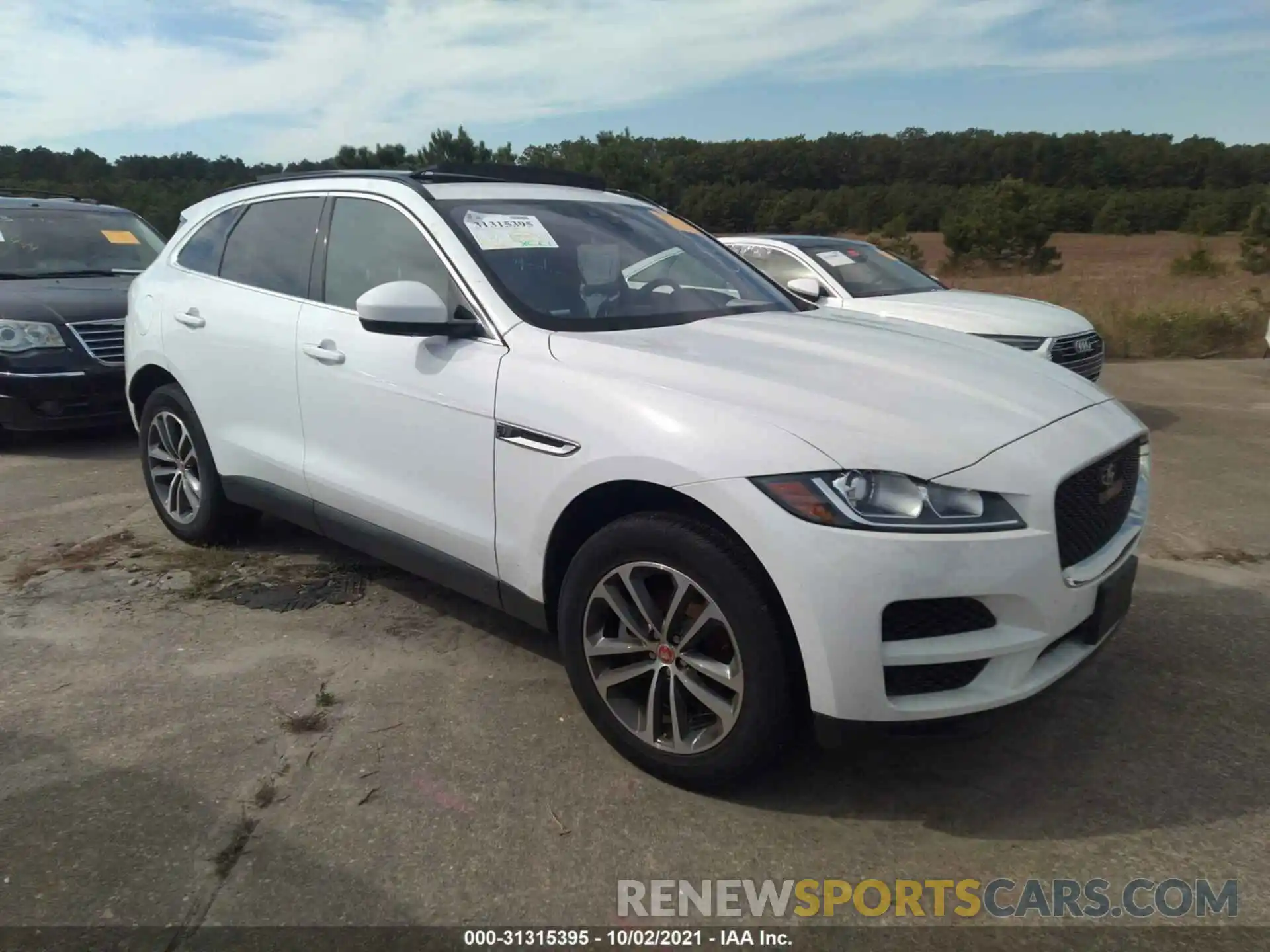 1 Фотография поврежденного автомобиля SADCJ2FX1LA631501 JAGUAR F-PACE 2020