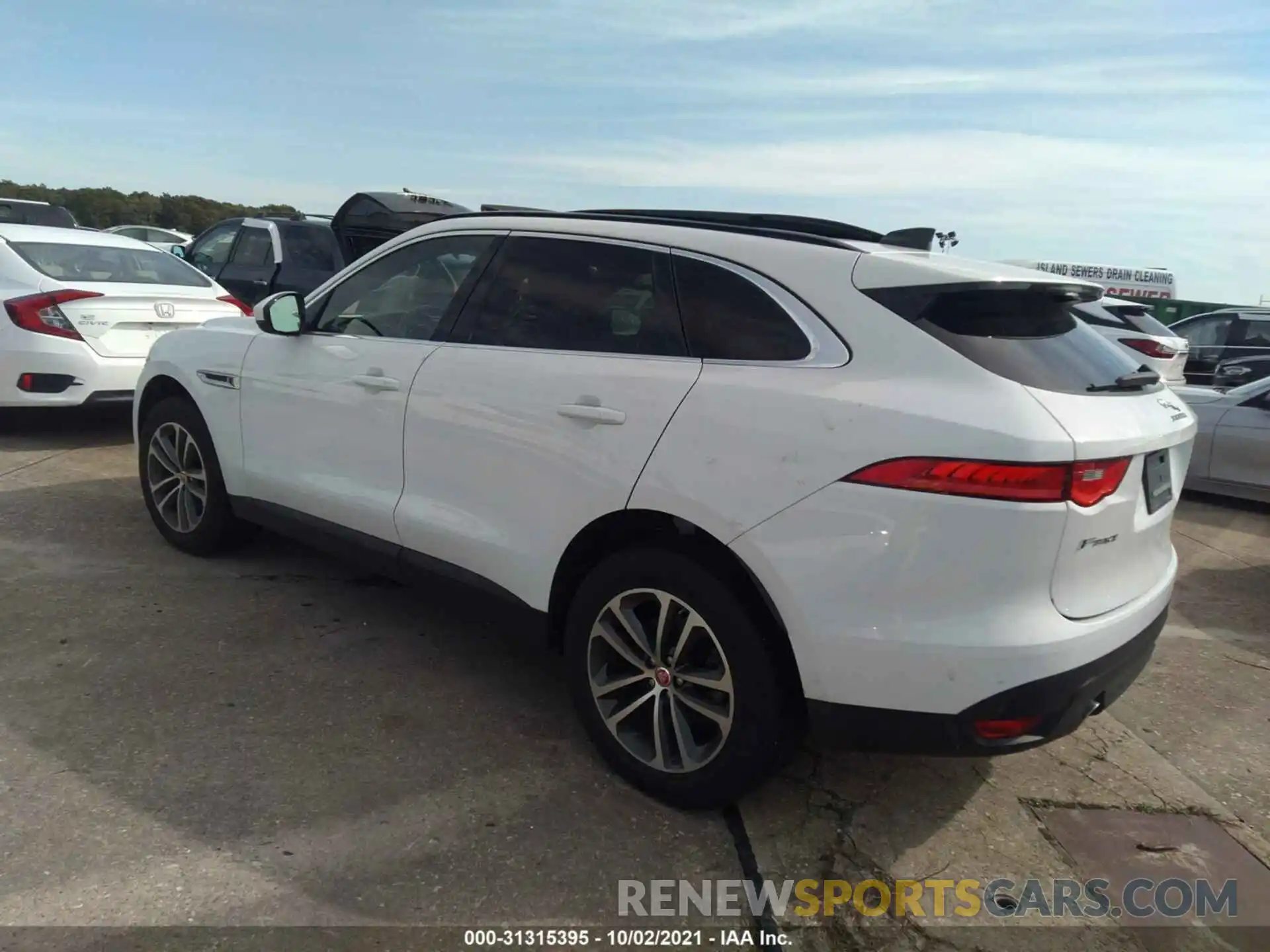 3 Фотография поврежденного автомобиля SADCJ2FX1LA631501 JAGUAR F-PACE 2020