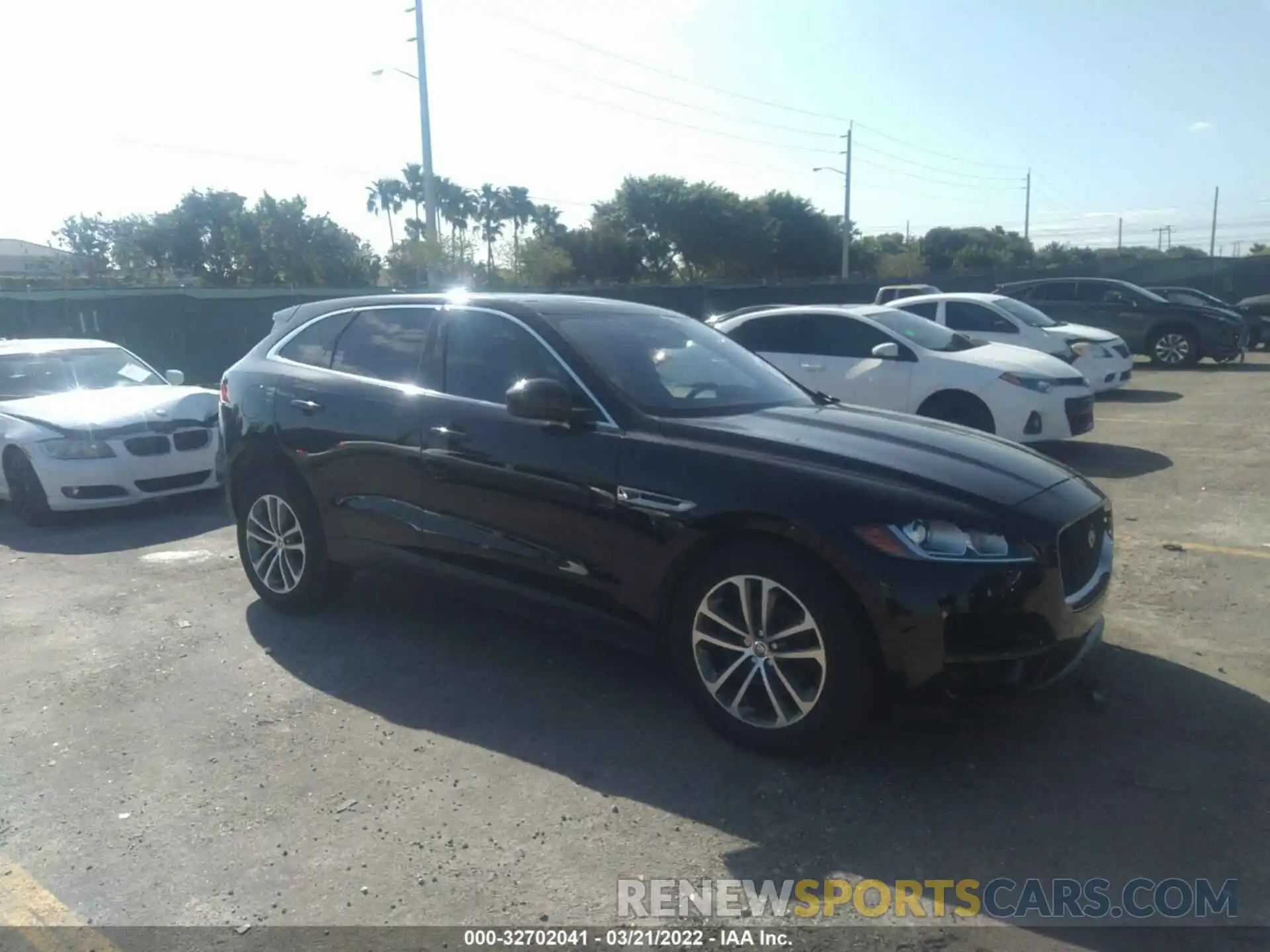 1 Photograph of a damaged car SADCJ2FX1LA647469 JAGUAR F-PACE 2020