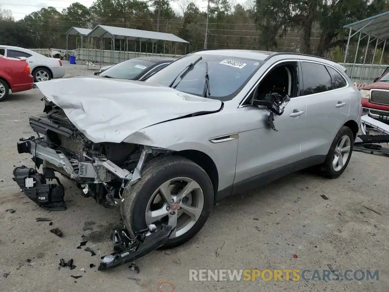 1 Photograph of a damaged car SADCJ2FX2LA639767 JAGUAR F-PACE 2020