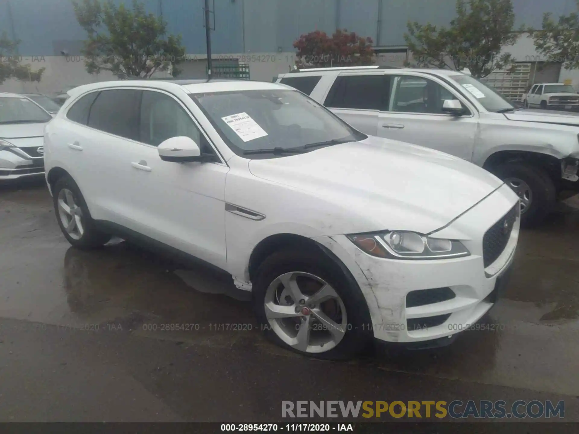 1 Photograph of a damaged car SADCJ2FX2LA644385 JAGUAR F-PACE 2020