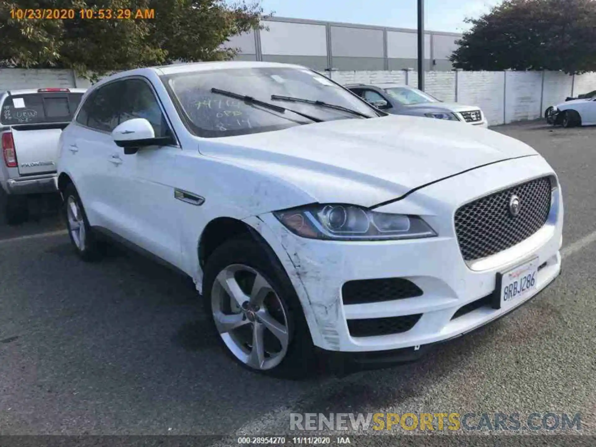 14 Фотография поврежденного автомобиля SADCJ2FX2LA644385 JAGUAR F-PACE 2020