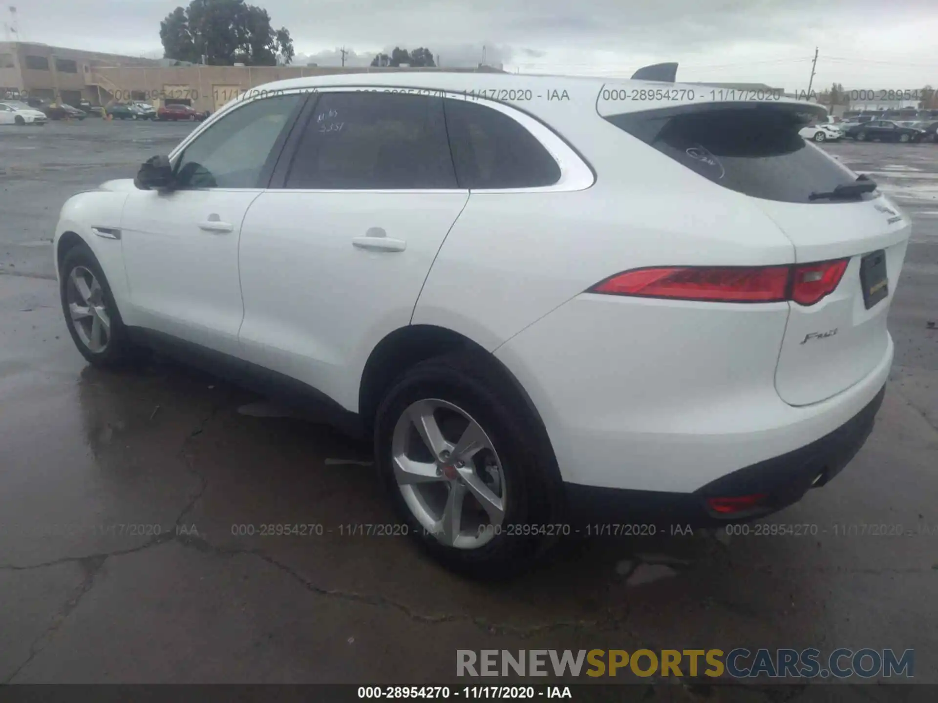 3 Photograph of a damaged car SADCJ2FX2LA644385 JAGUAR F-PACE 2020