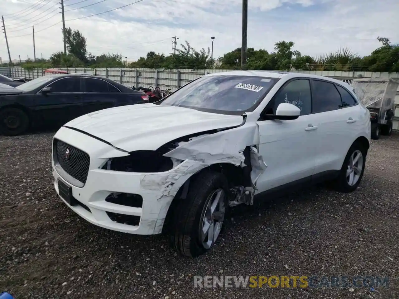 2 Photograph of a damaged car SADCJ2FX2LA644645 JAGUAR F-PACE 2020