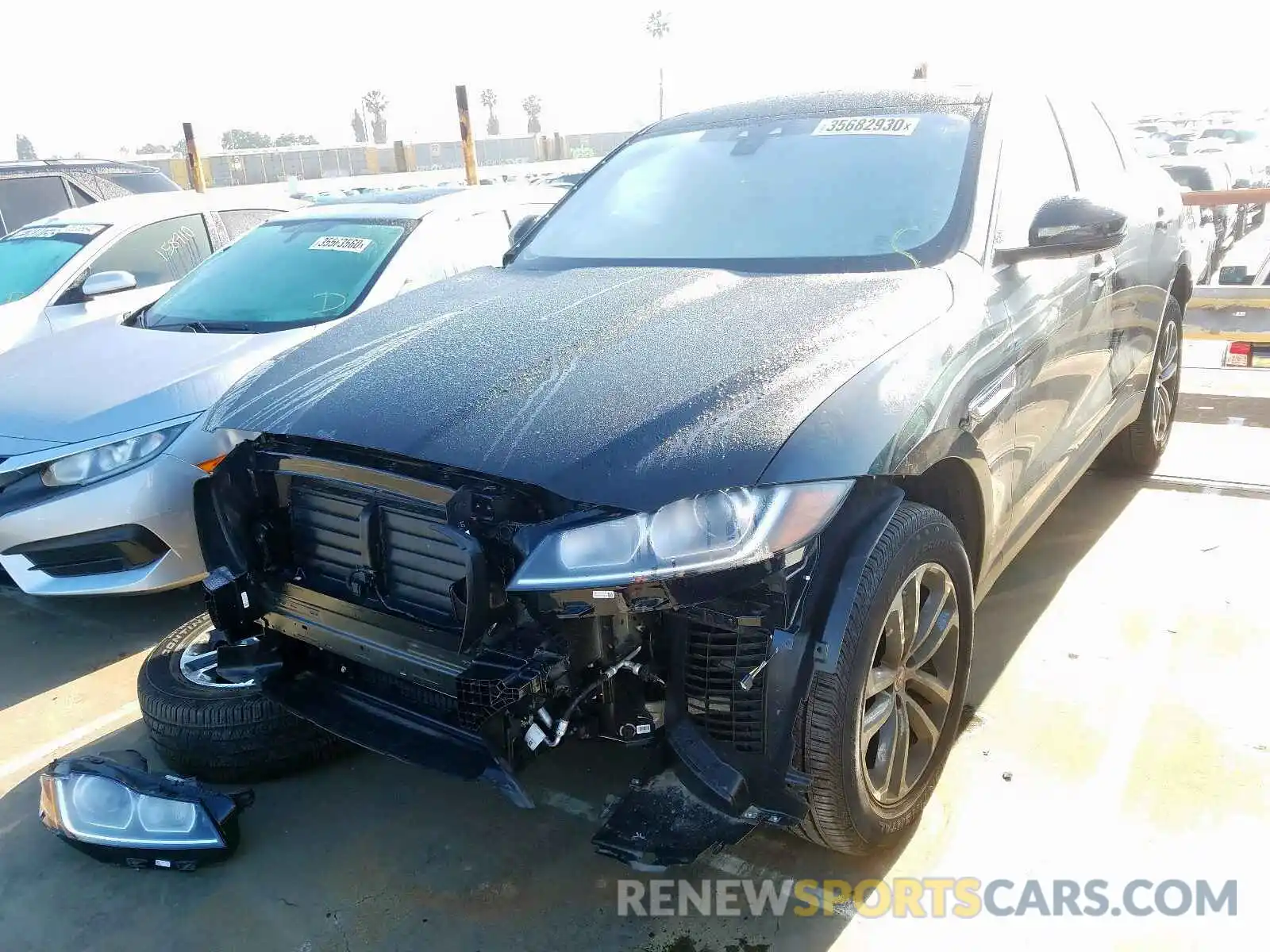 2 Photograph of a damaged car SADCJ2FX3LA619690 JAGUAR F-PACE 2020