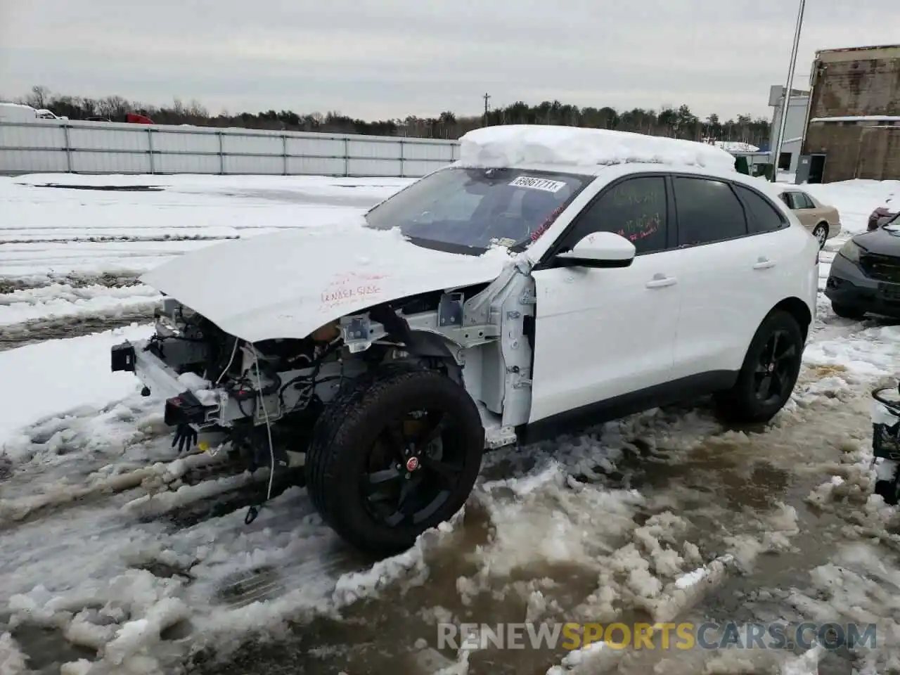 2 Фотография поврежденного автомобиля SADCJ2FX3LA648350 JAGUAR F-PACE 2020