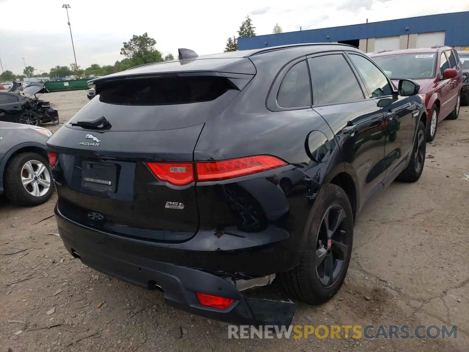 4 Фотография поврежденного автомобиля SADCJ2FX3LA651958 JAGUAR F-PACE 2020