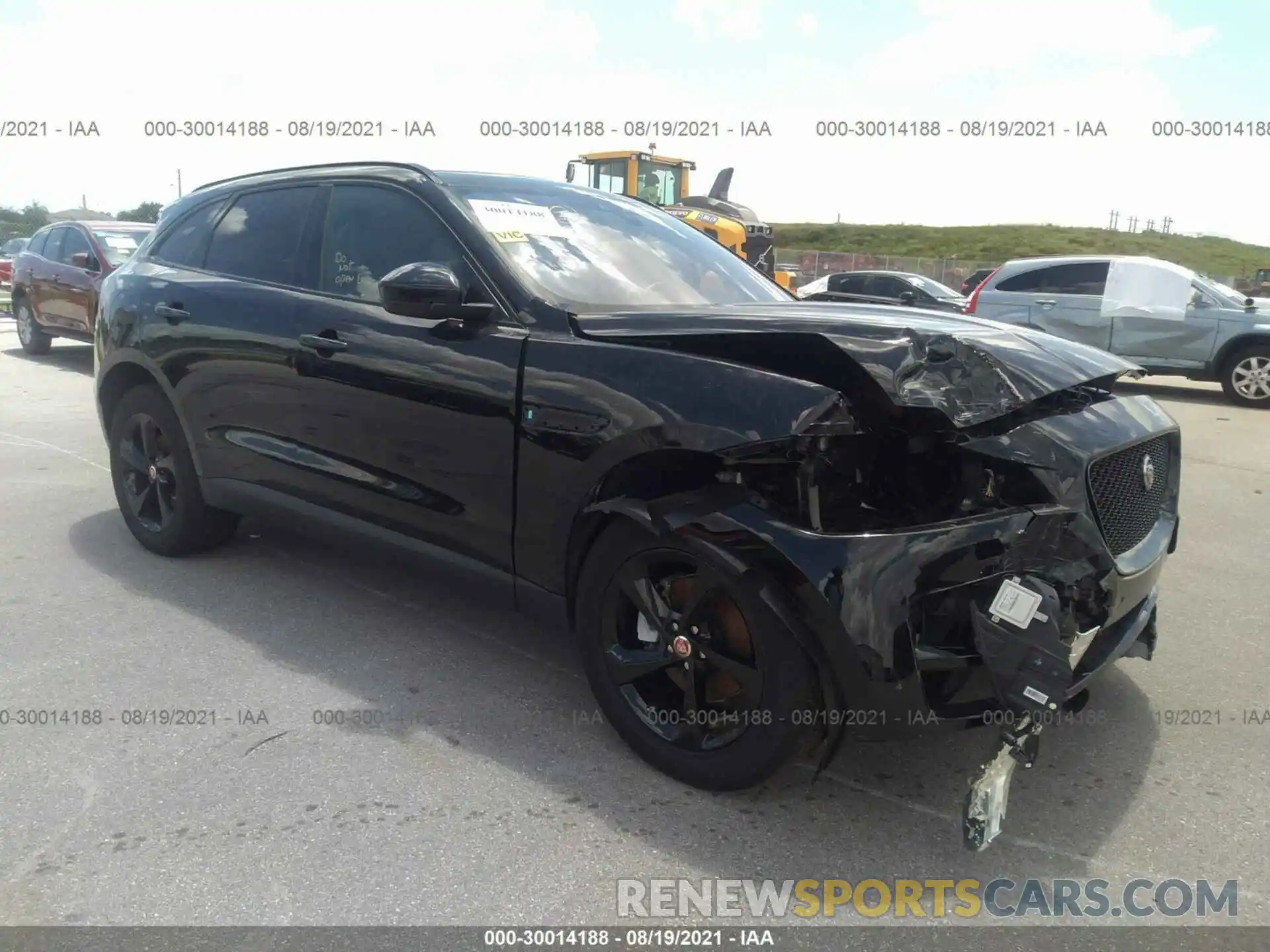 1 Photograph of a damaged car SADCJ2FX4LA621027 JAGUAR F-PACE 2020