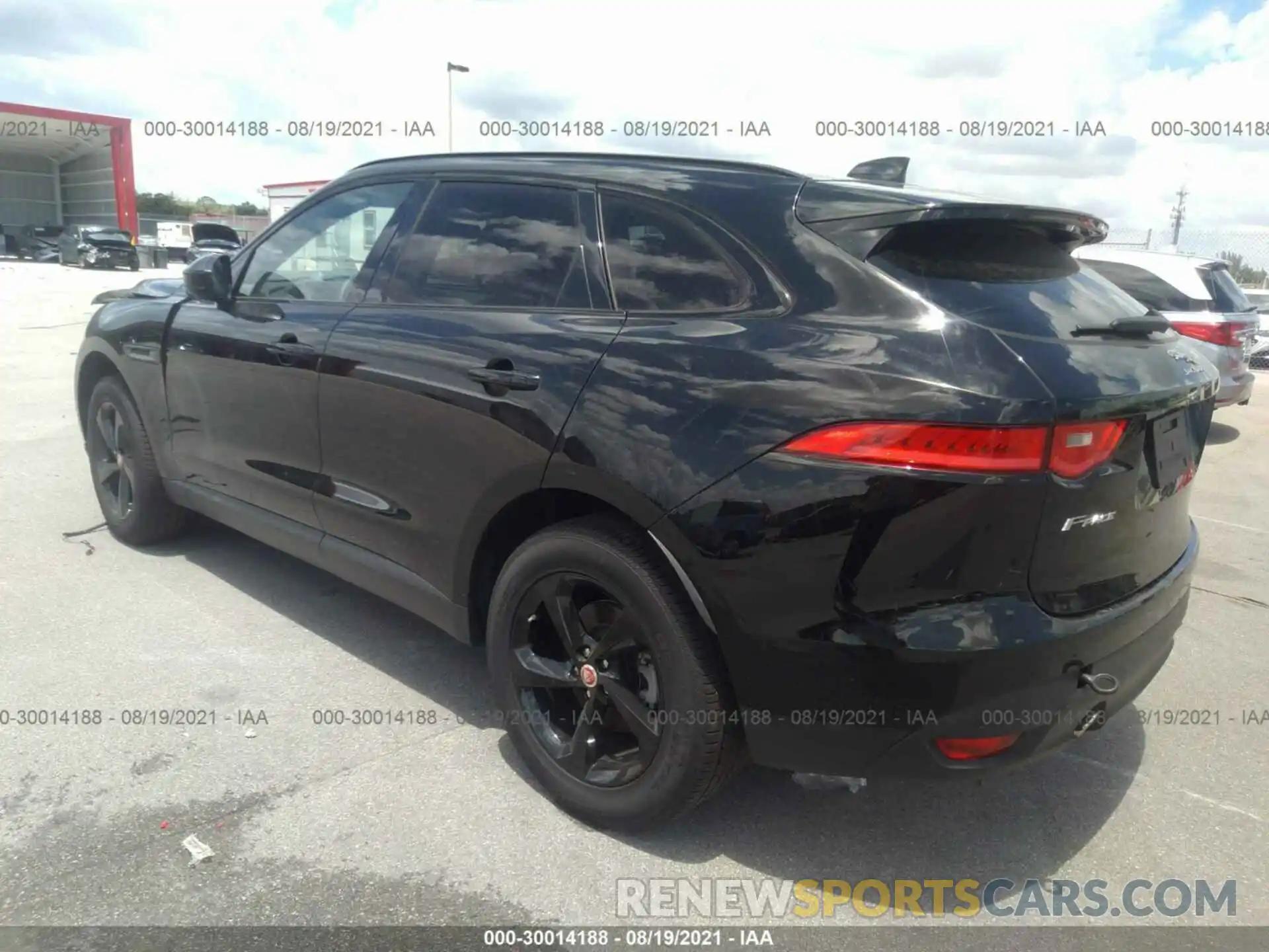 3 Фотография поврежденного автомобиля SADCJ2FX4LA621027 JAGUAR F-PACE 2020