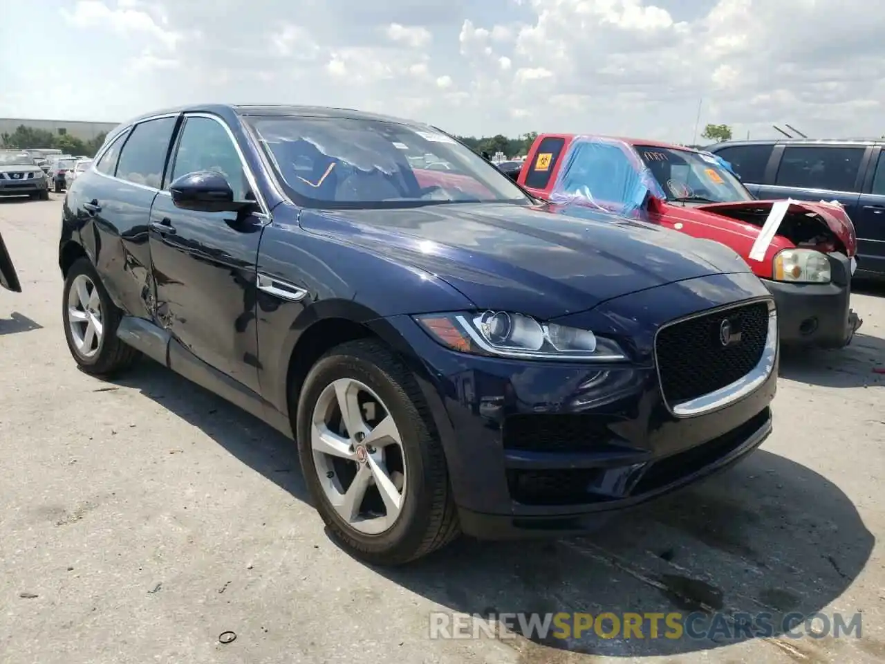 1 Photograph of a damaged car SADCJ2FX4LA623702 JAGUAR F-PACE 2020