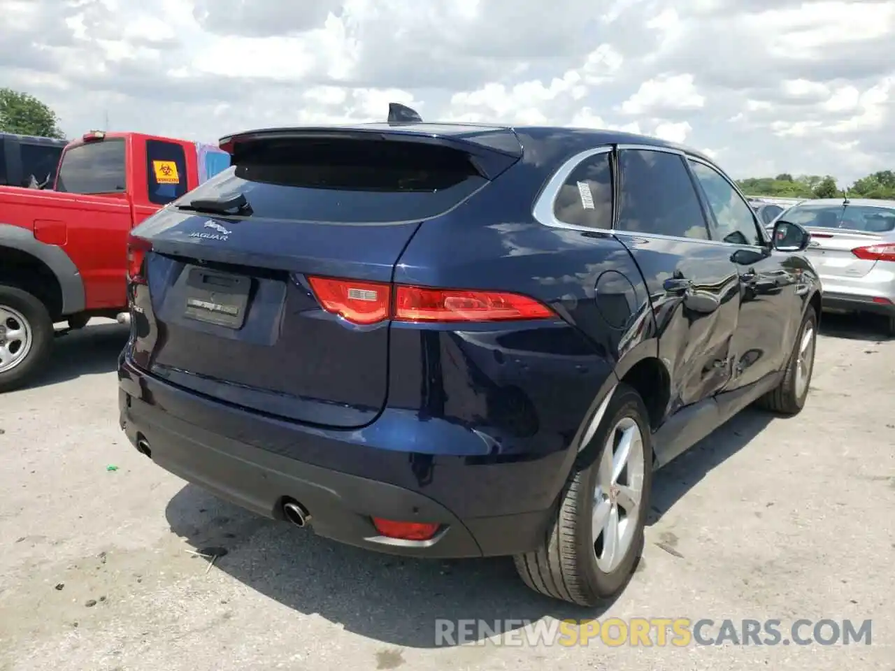 4 Photograph of a damaged car SADCJ2FX4LA623702 JAGUAR F-PACE 2020