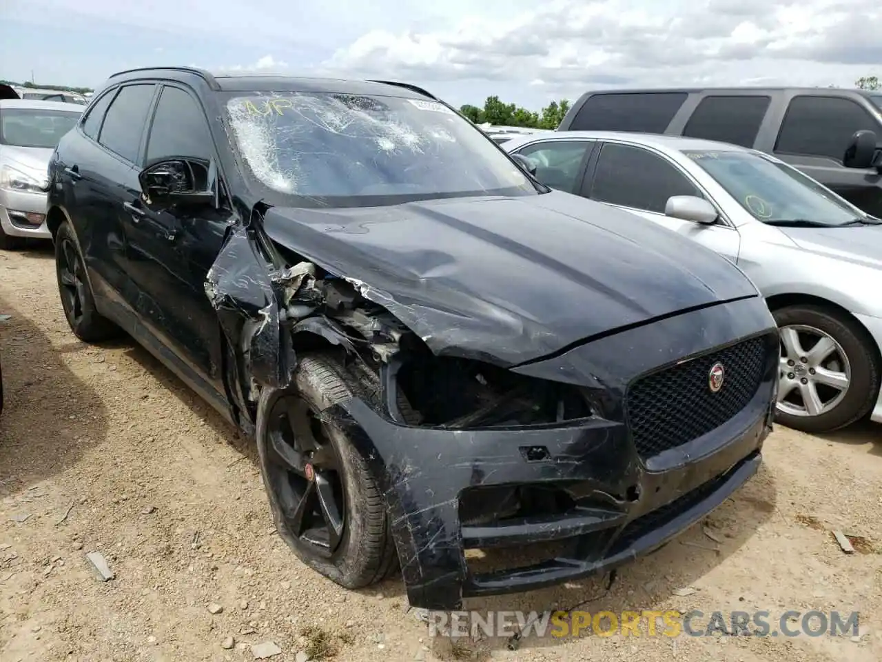 1 Photograph of a damaged car SADCJ2FX4LA633002 JAGUAR F-PACE 2020