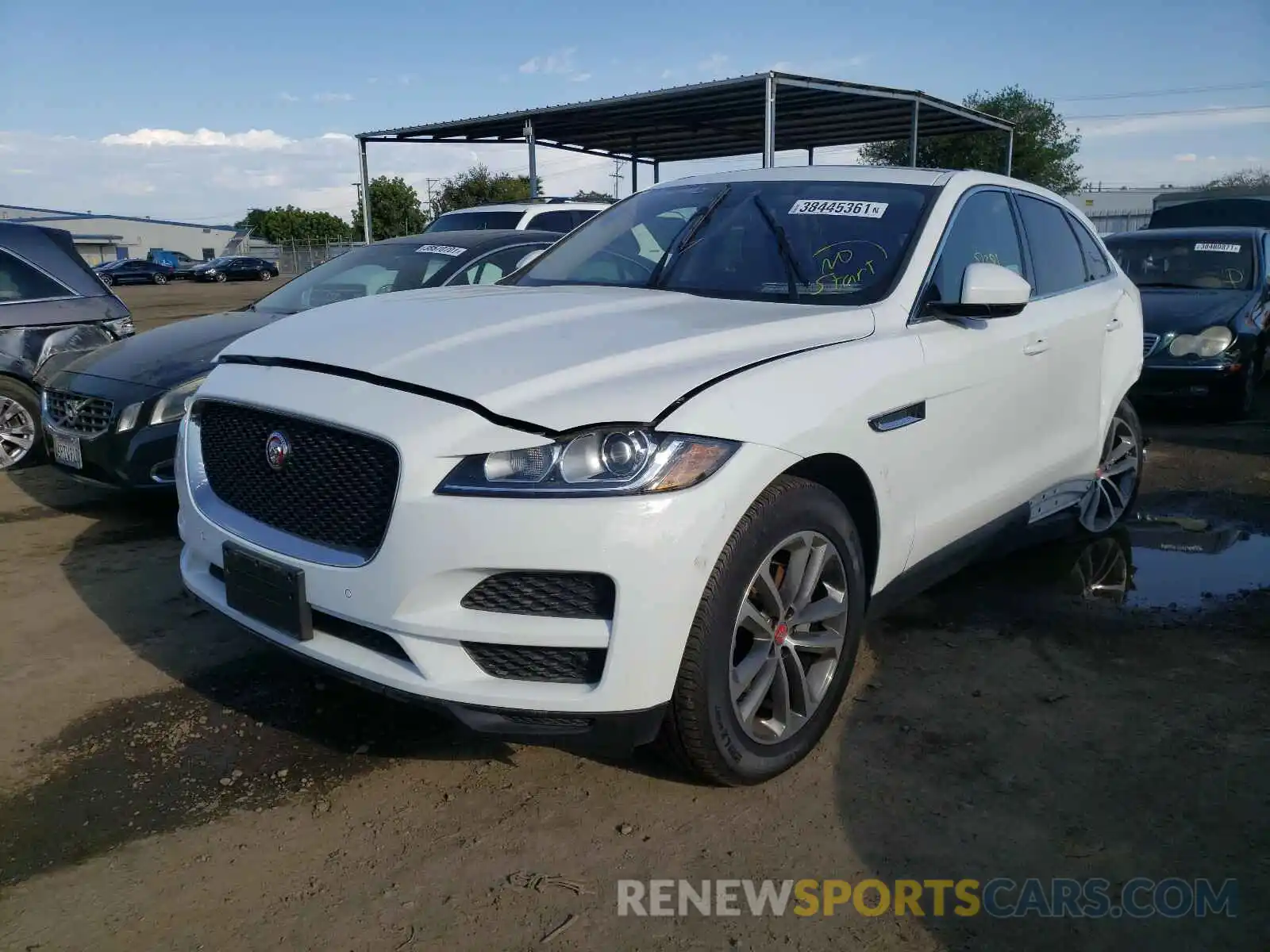 2 Фотография поврежденного автомобиля SADCJ2FX5LA617343 JAGUAR F-PACE 2020