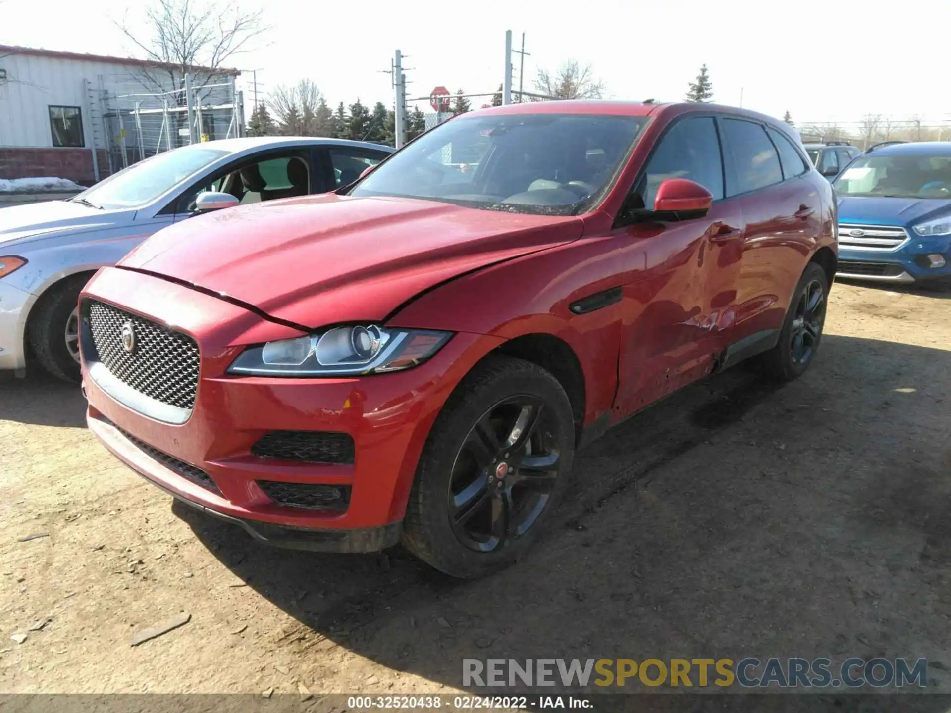 2 Фотография поврежденного автомобиля SADCJ2FX5LA630903 JAGUAR F-PACE 2020