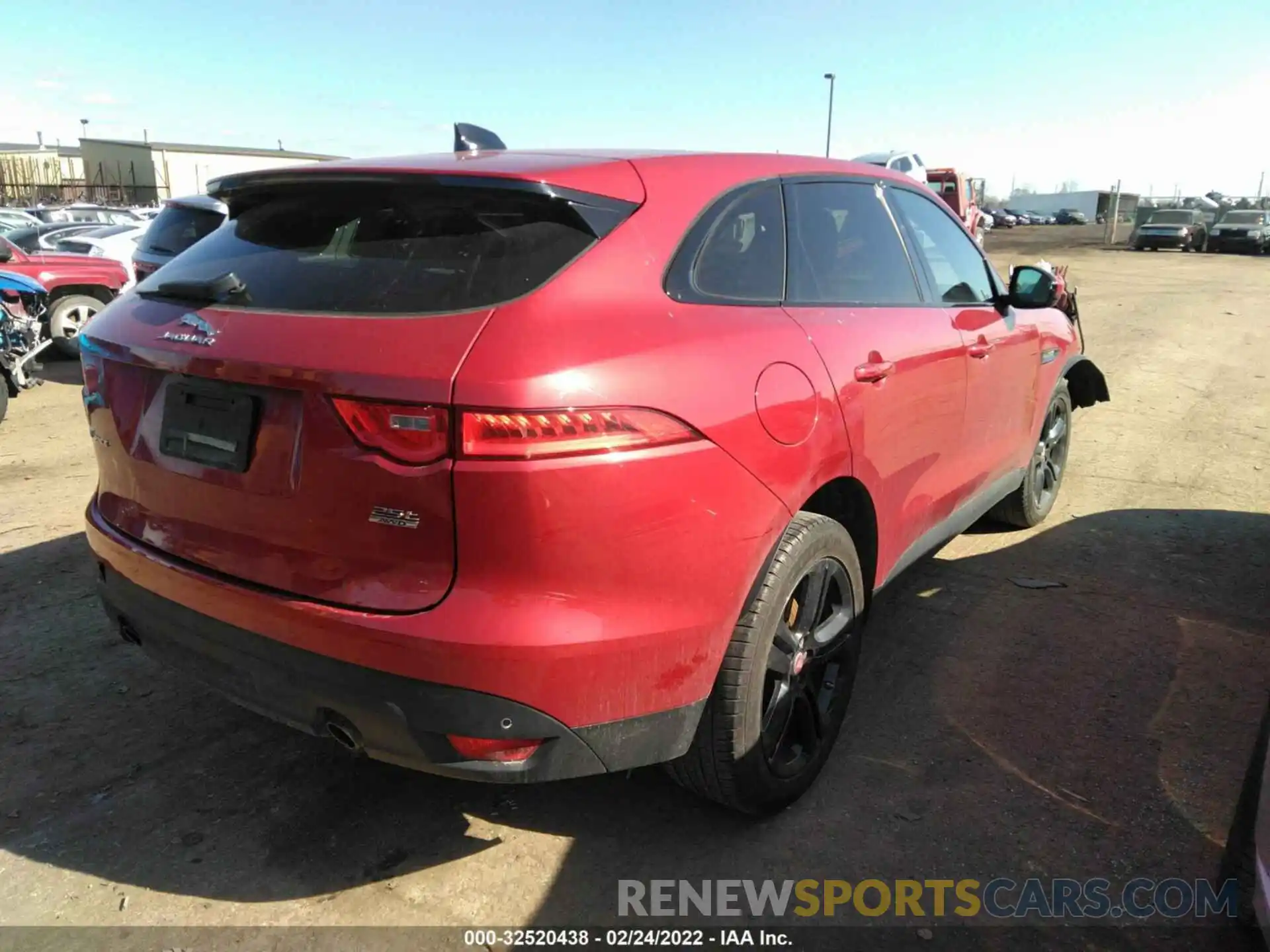 4 Фотография поврежденного автомобиля SADCJ2FX5LA630903 JAGUAR F-PACE 2020