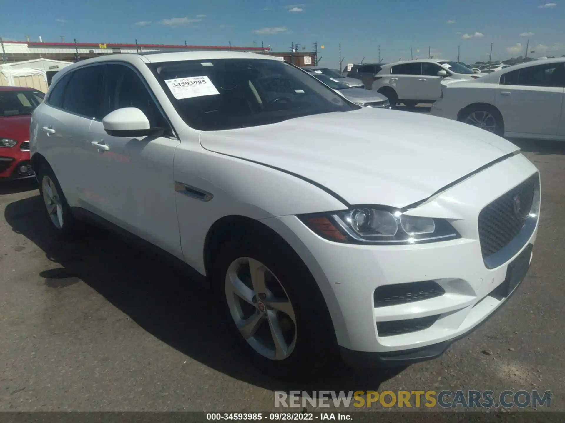 1 Photograph of a damaged car SADCJ2FX5LA644414 JAGUAR F-PACE 2020