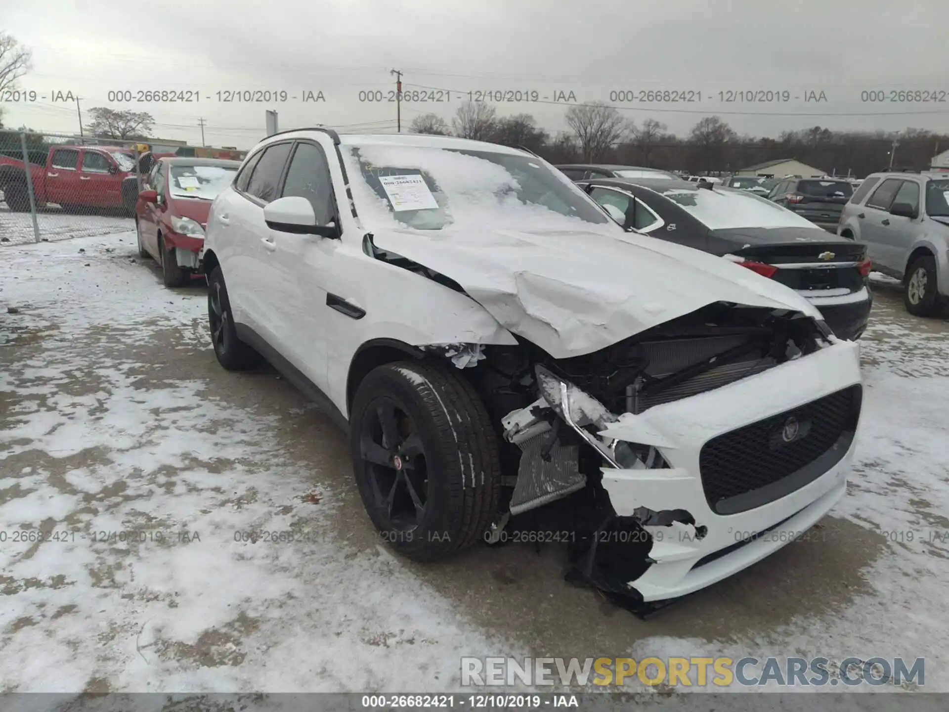 1 Photograph of a damaged car SADCJ2FX6LA617190 JAGUAR F-PACE 2020