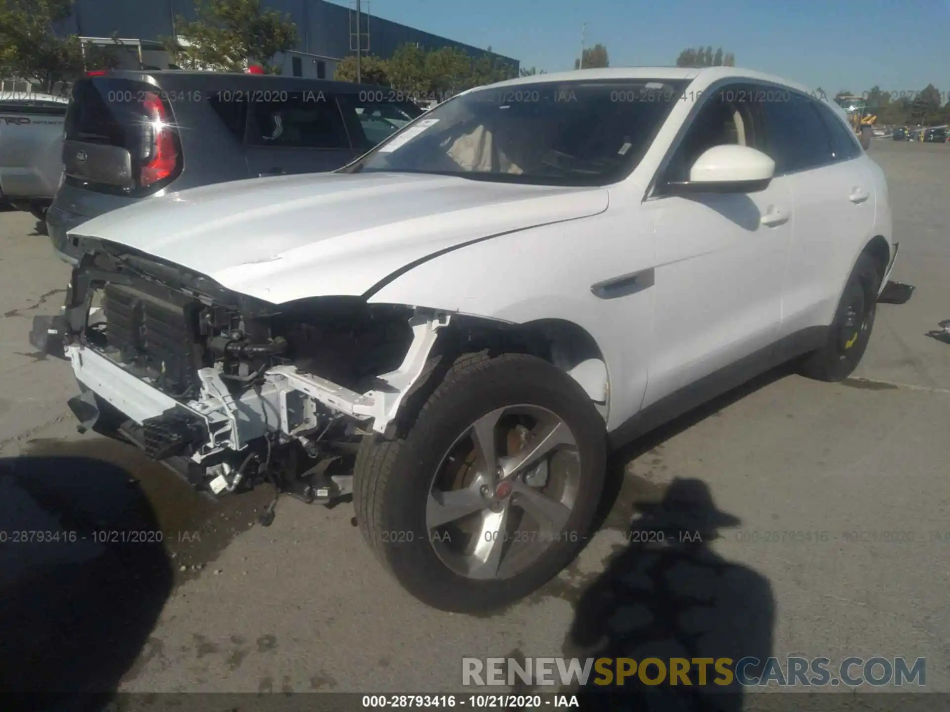 2 Photograph of a damaged car SADCJ2FX6LA644664 JAGUAR F-PACE 2020