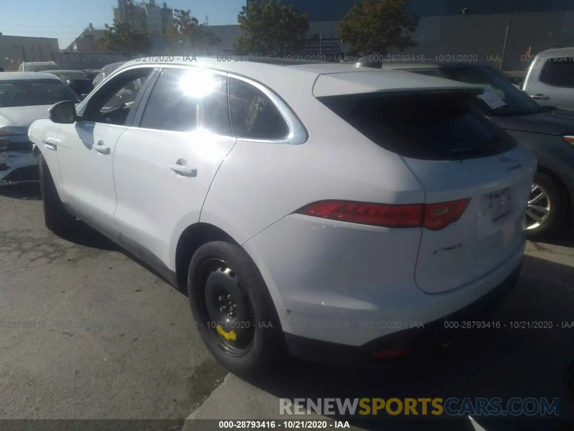 3 Photograph of a damaged car SADCJ2FX6LA644664 JAGUAR F-PACE 2020