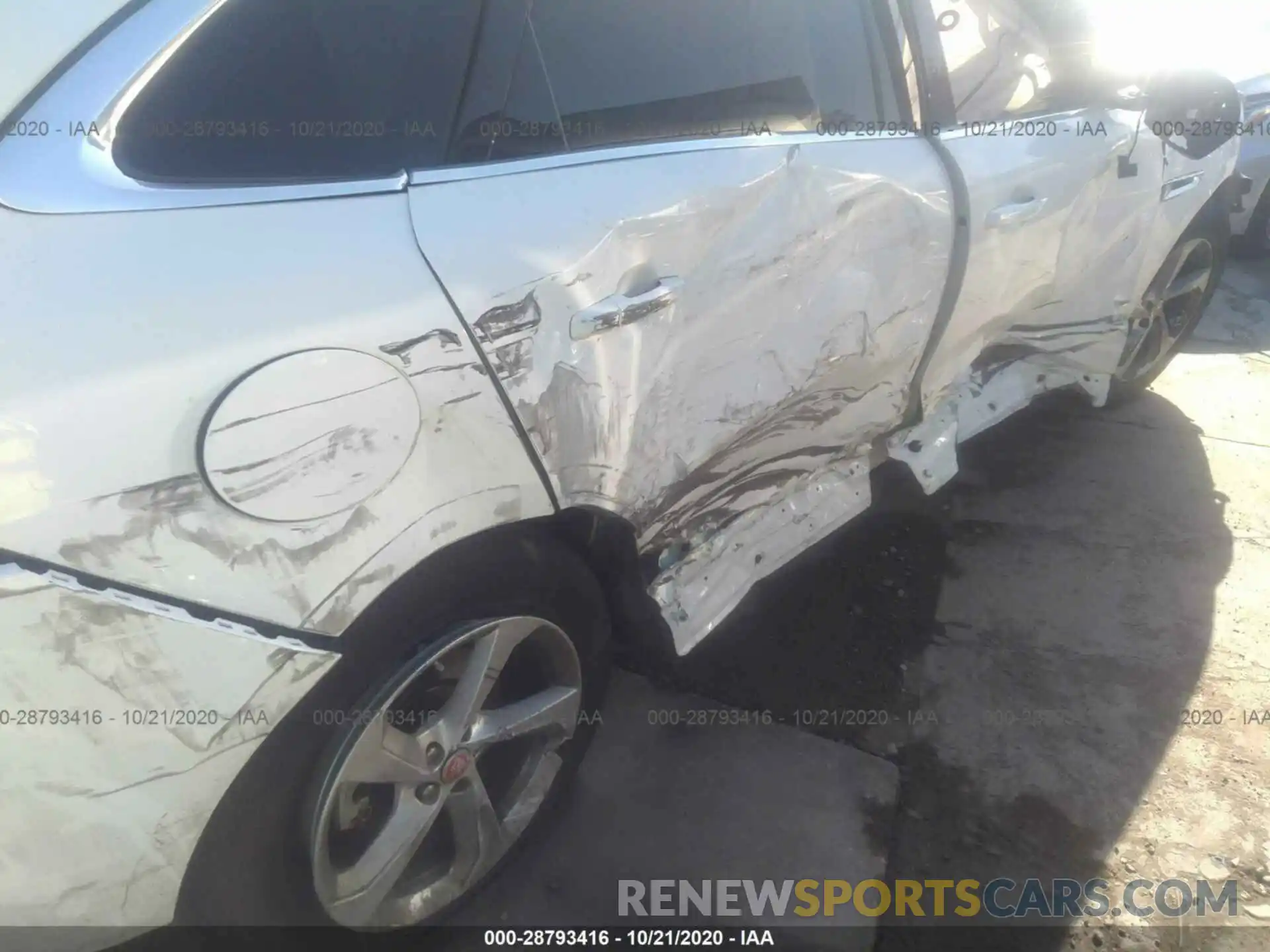 6 Photograph of a damaged car SADCJ2FX6LA644664 JAGUAR F-PACE 2020