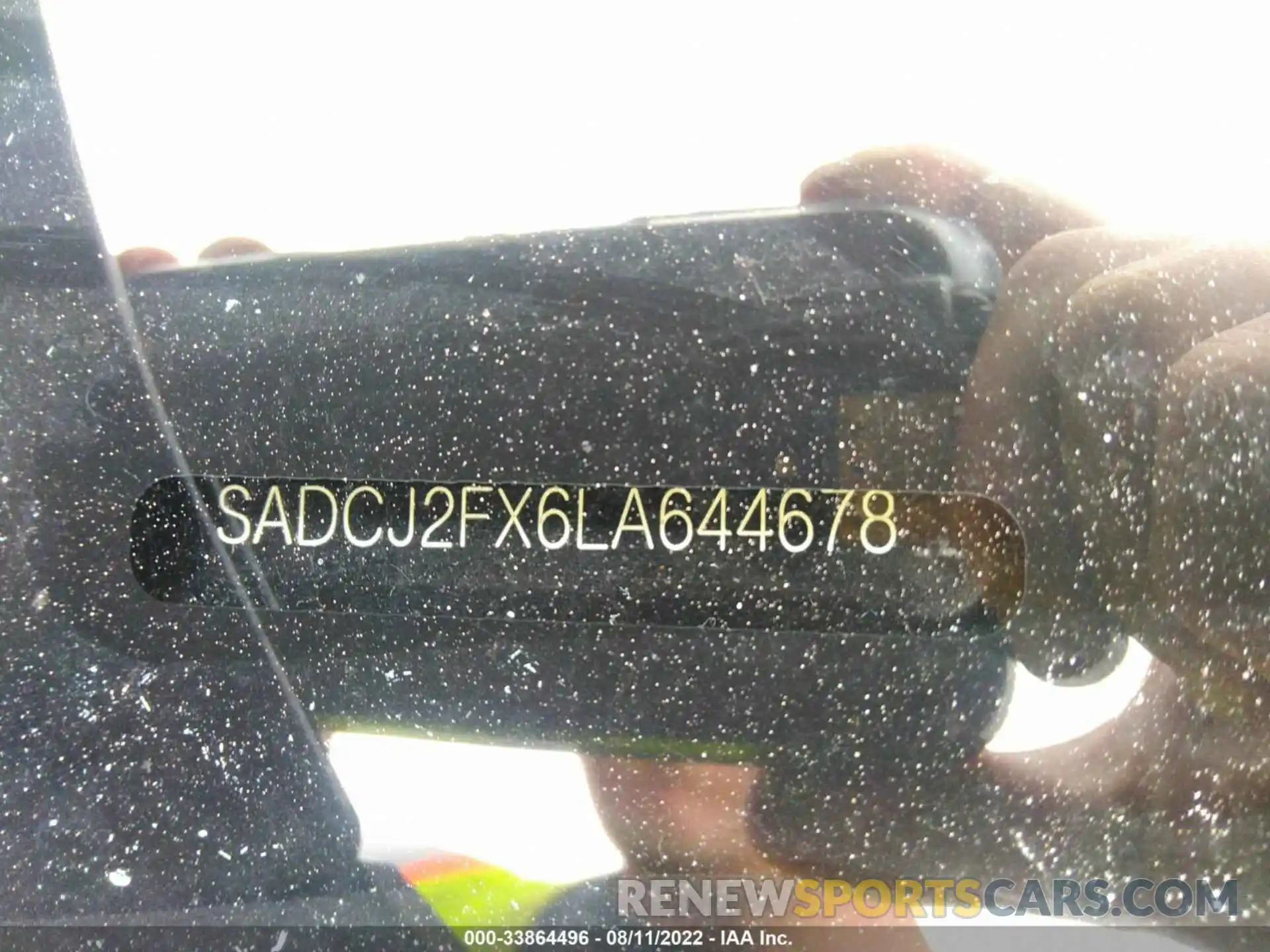 9 Photograph of a damaged car SADCJ2FX6LA644678 JAGUAR F-PACE 2020