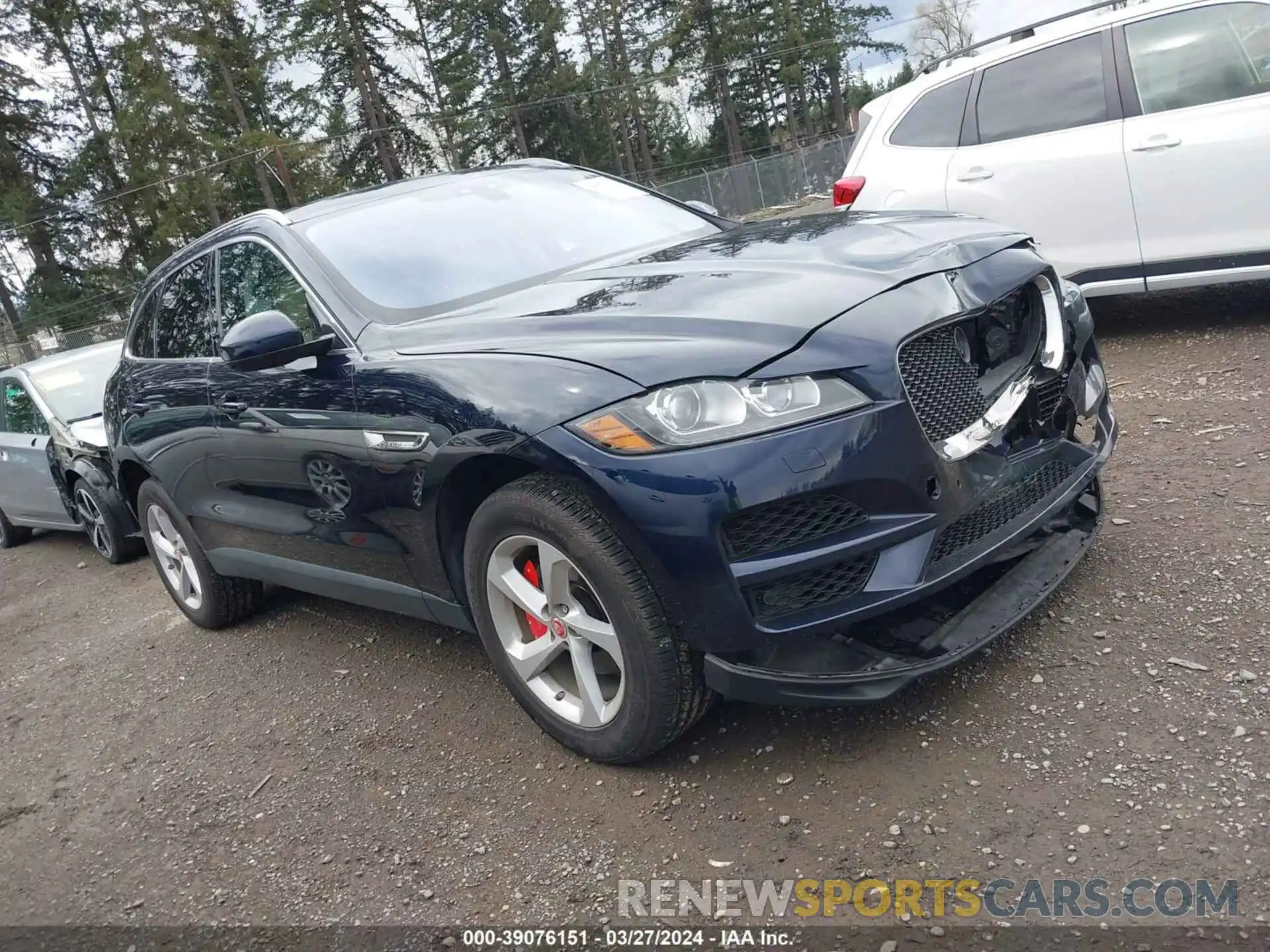 1 Photograph of a damaged car SADCJ2FX6LA648231 JAGUAR F-PACE 2020