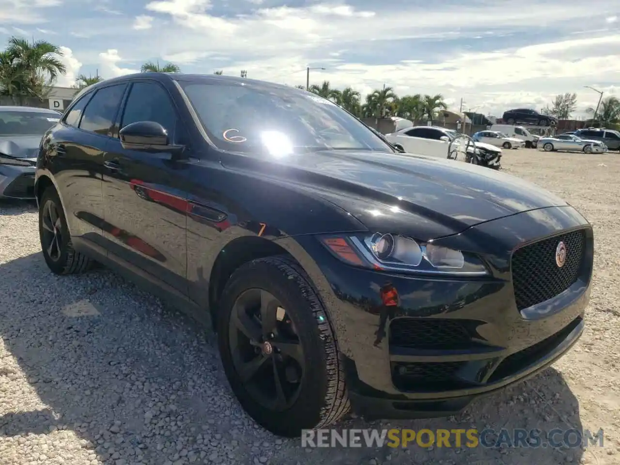 1 Photograph of a damaged car SADCJ2FX6LA657303 JAGUAR F-PACE 2020