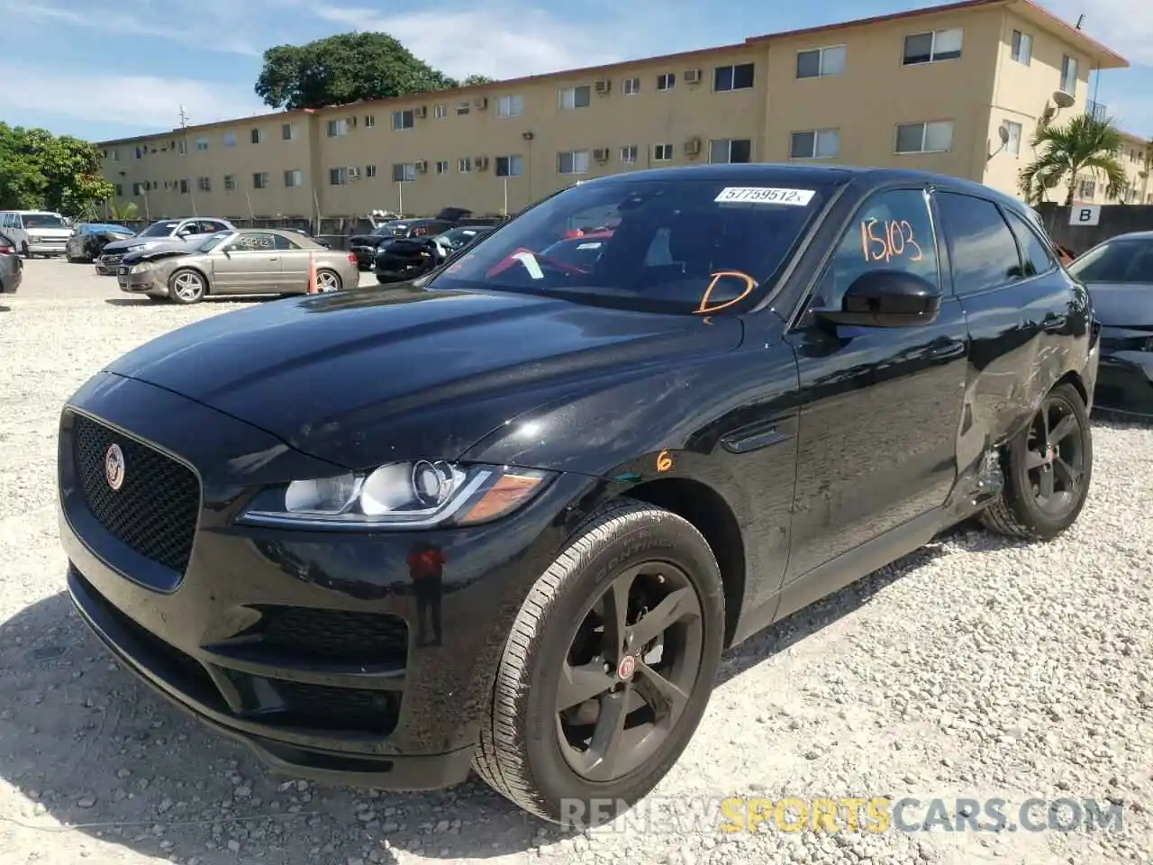 2 Photograph of a damaged car SADCJ2FX6LA657303 JAGUAR F-PACE 2020