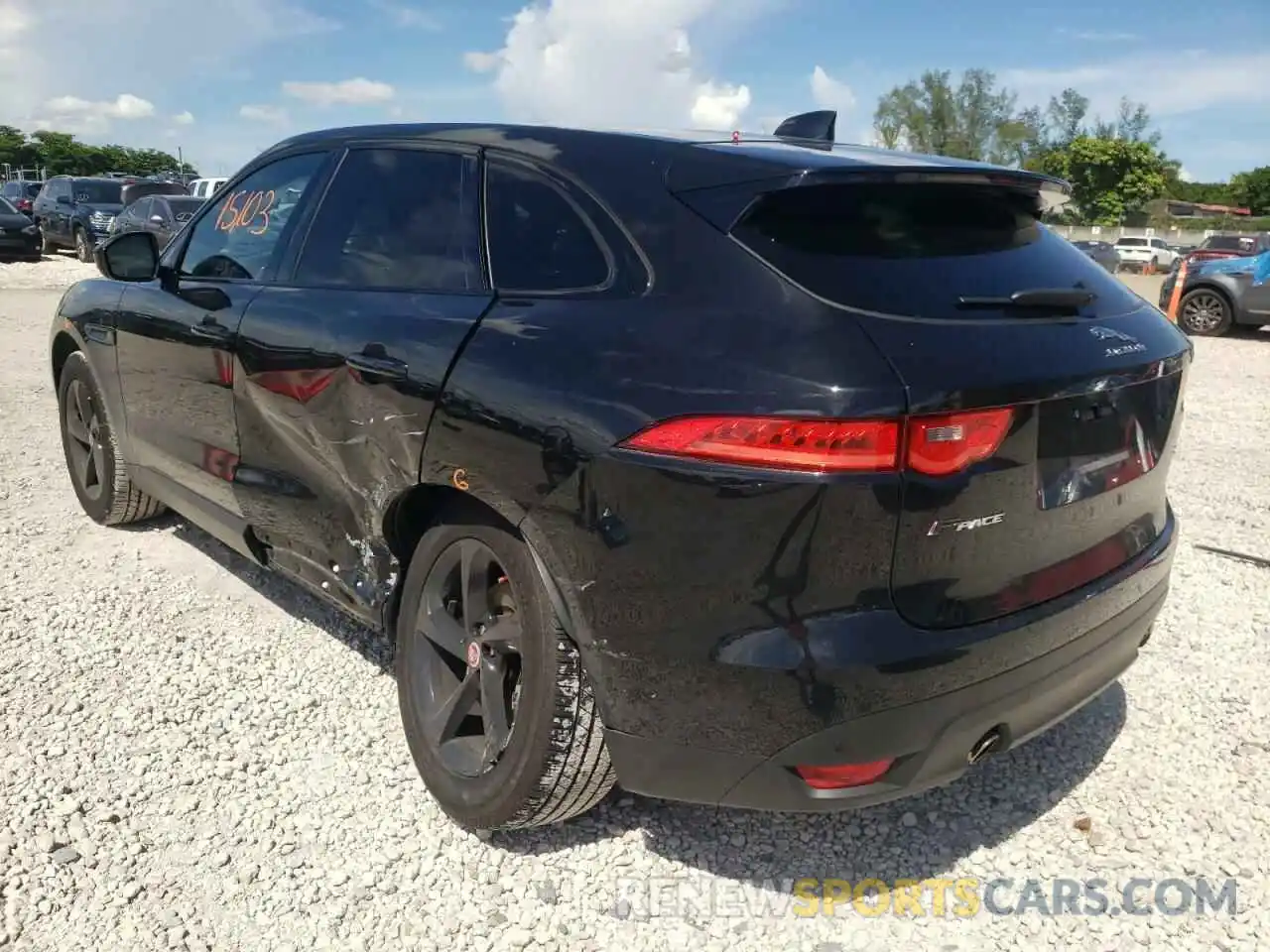 3 Photograph of a damaged car SADCJ2FX6LA657303 JAGUAR F-PACE 2020