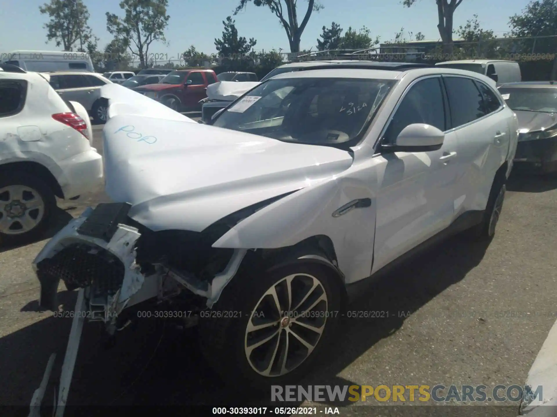 2 Photograph of a damaged car SADCJ2FX7LA630899 JAGUAR F-PACE 2020