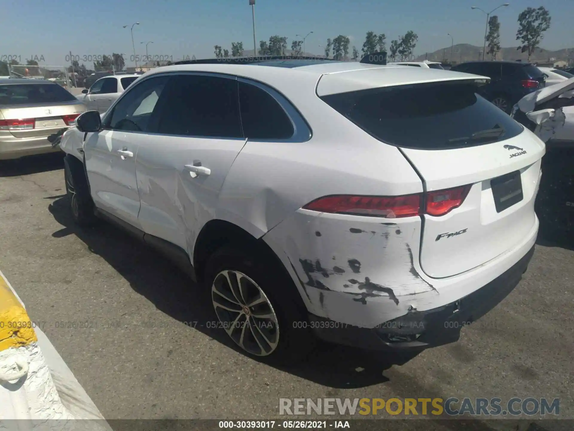 3 Photograph of a damaged car SADCJ2FX7LA630899 JAGUAR F-PACE 2020