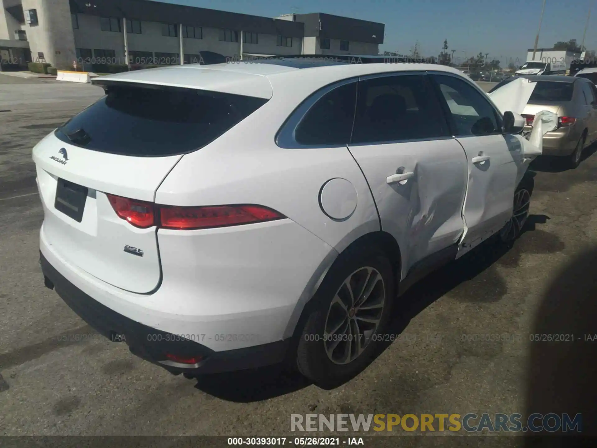 4 Фотография поврежденного автомобиля SADCJ2FX7LA630899 JAGUAR F-PACE 2020