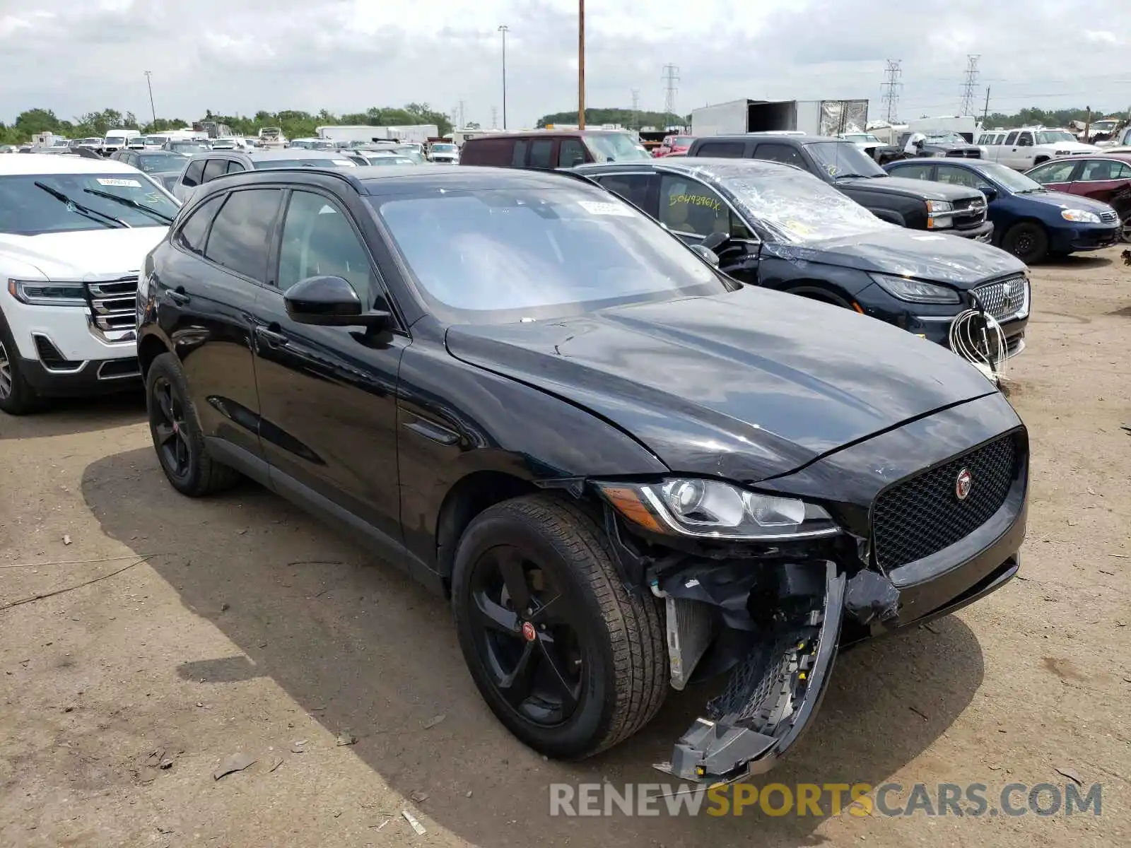 1 Photograph of a damaged car SADCJ2FX7LA631258 JAGUAR F-PACE 2020