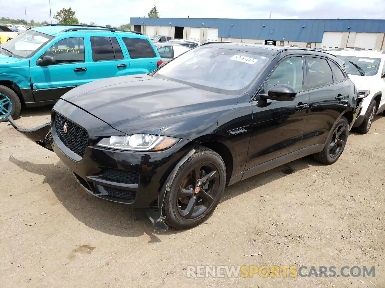 2 Фотография поврежденного автомобиля SADCJ2FX7LA631258 JAGUAR F-PACE 2020