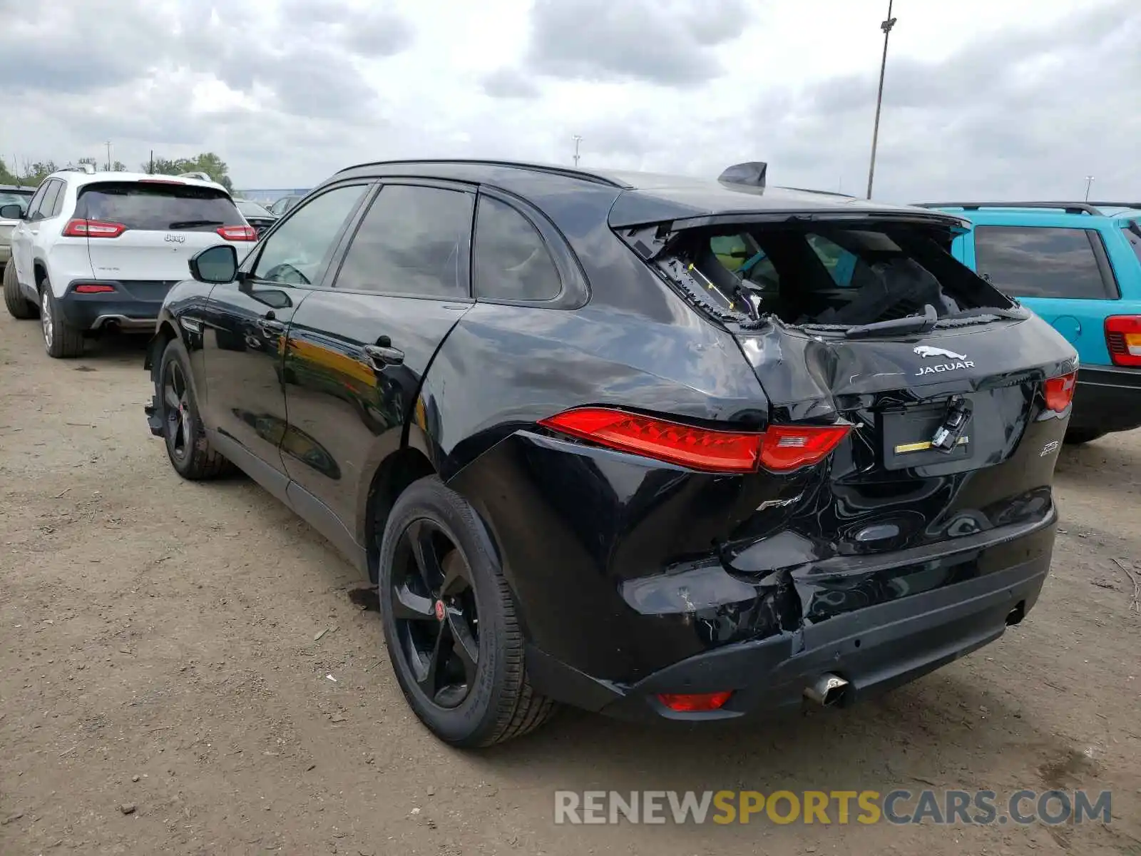 3 Photograph of a damaged car SADCJ2FX7LA631258 JAGUAR F-PACE 2020