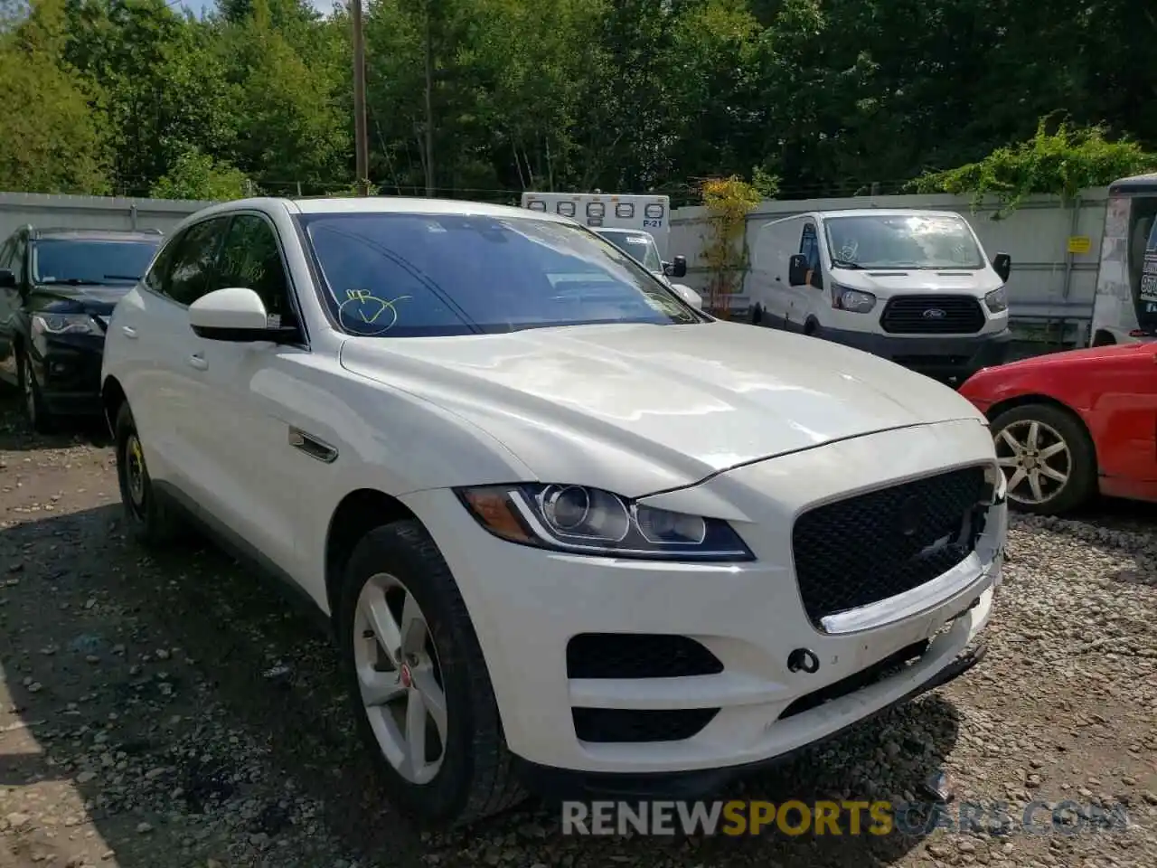 1 Photograph of a damaged car SADCJ2FX7LA642146 JAGUAR F-PACE 2020