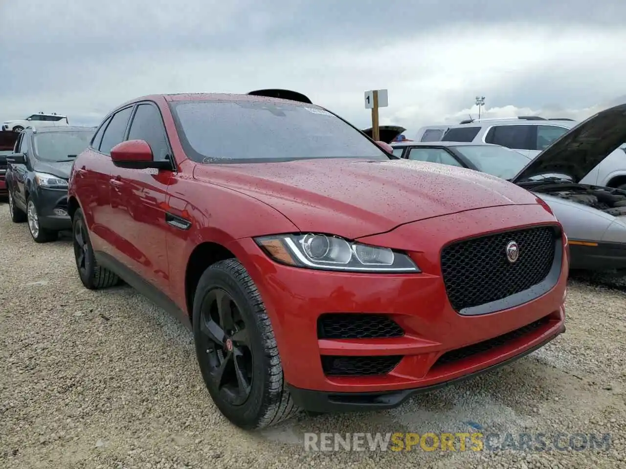 1 Photograph of a damaged car SADCJ2FX8LA627011 JAGUAR F-PACE 2020