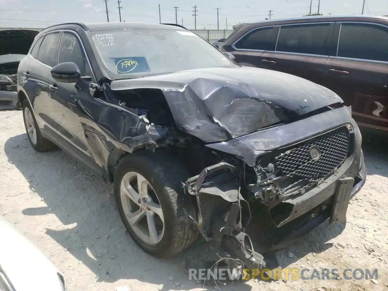 1 Photograph of a damaged car SADCJ2FX8LA630331 JAGUAR F-PACE 2020