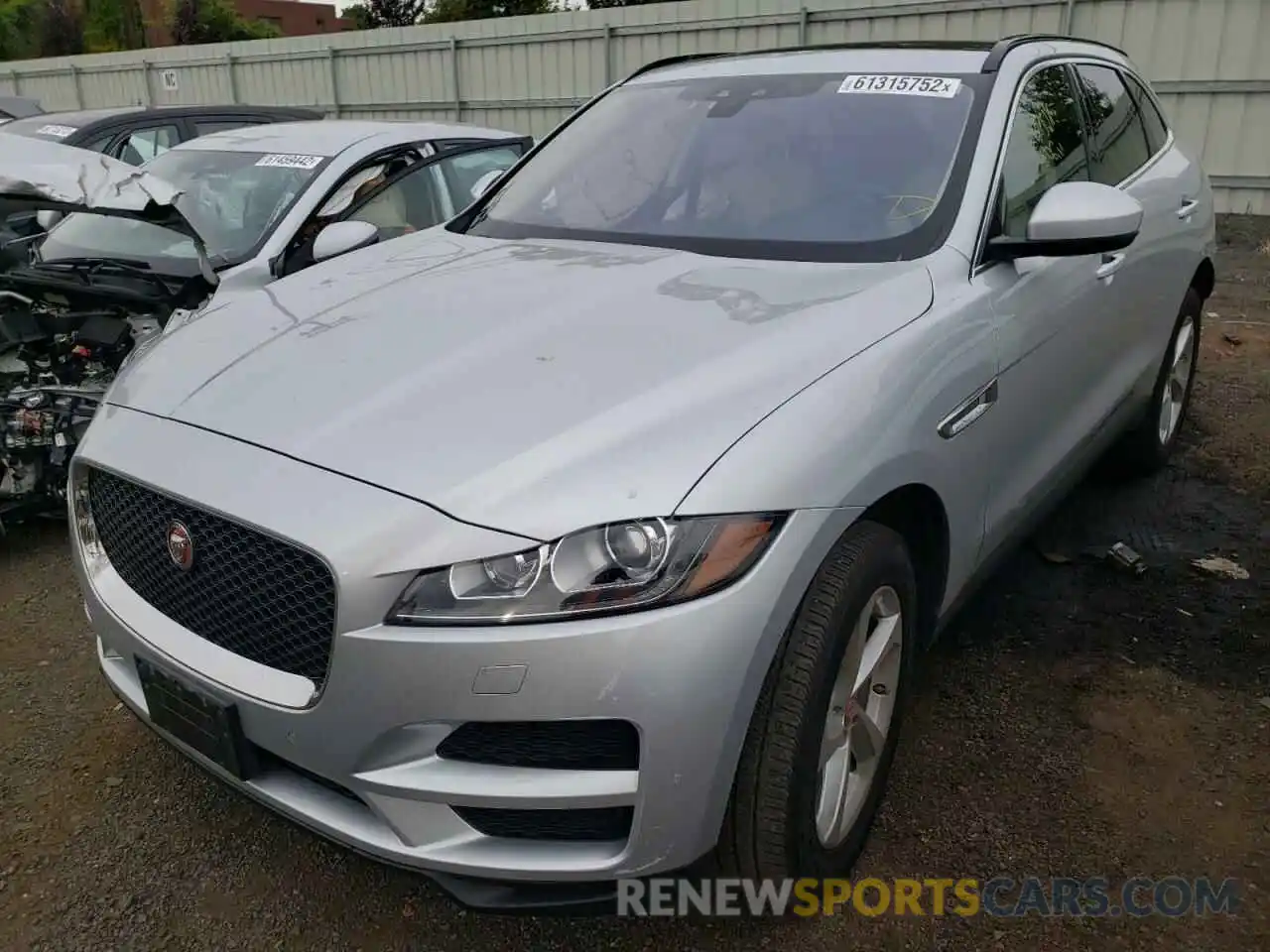 2 Фотография поврежденного автомобиля SADCJ2FX8LA631317 JAGUAR F-PACE 2020